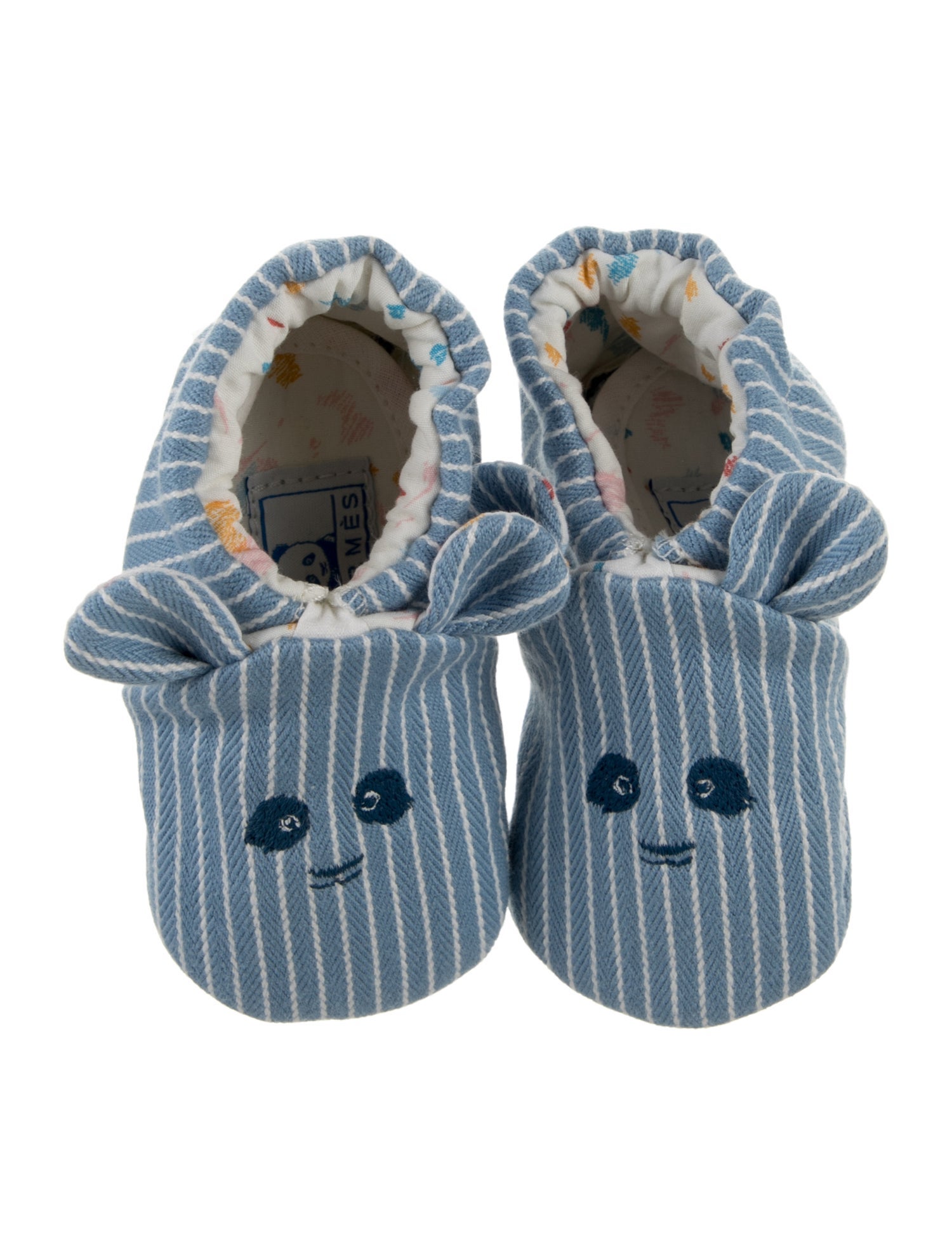 Hermès Pattern Print Crib Booties