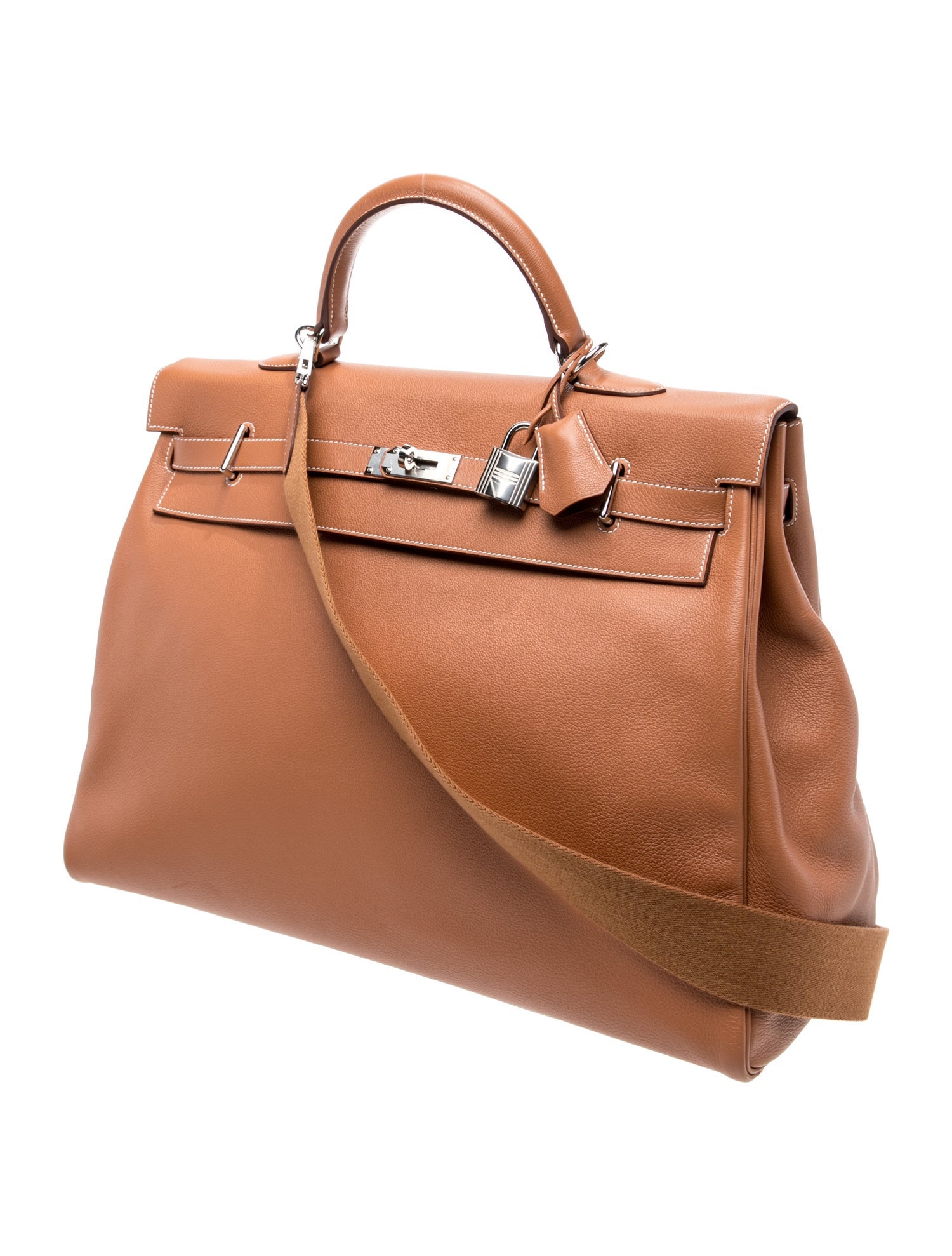 Hermès 2024 Taurillon Novillo Kelly Voyage 50