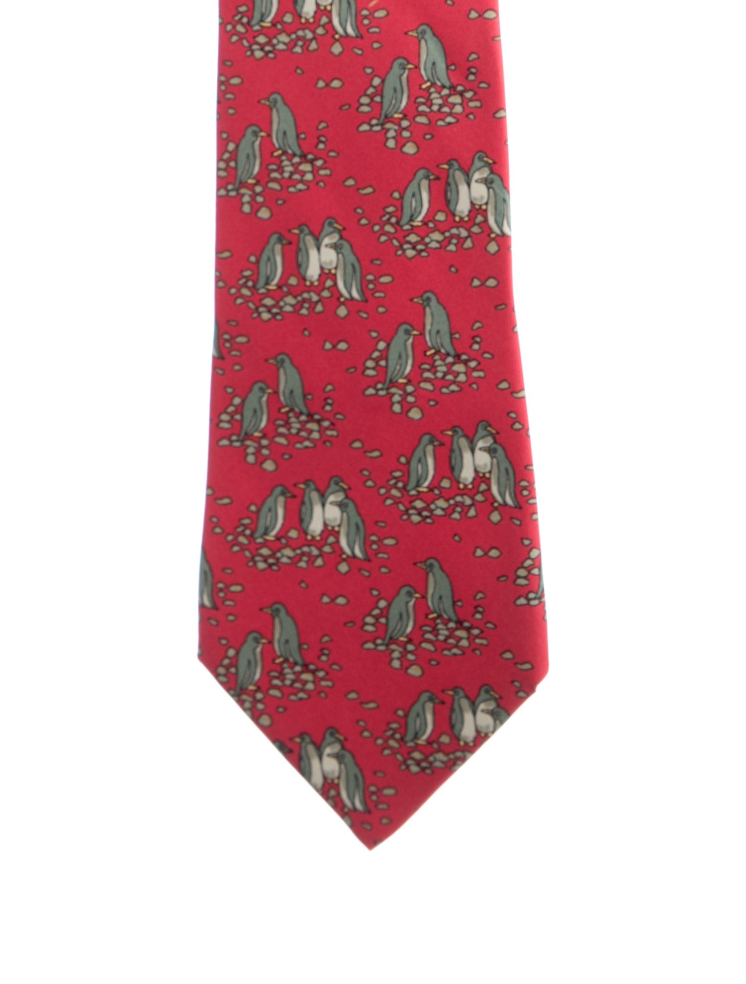 Hermès Silk Patterned Tie