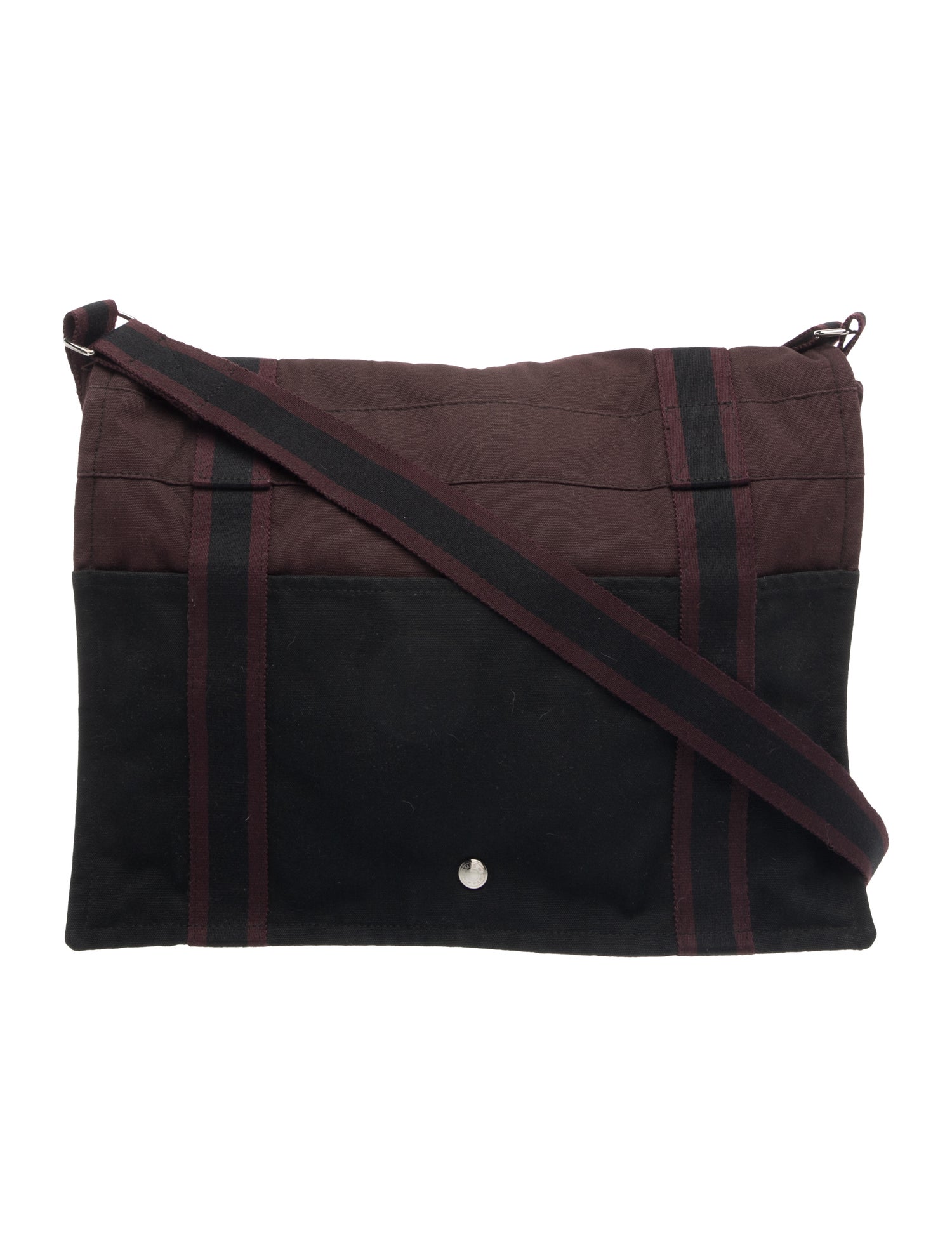 Hermès Toile Fourre-Tout Besace MM