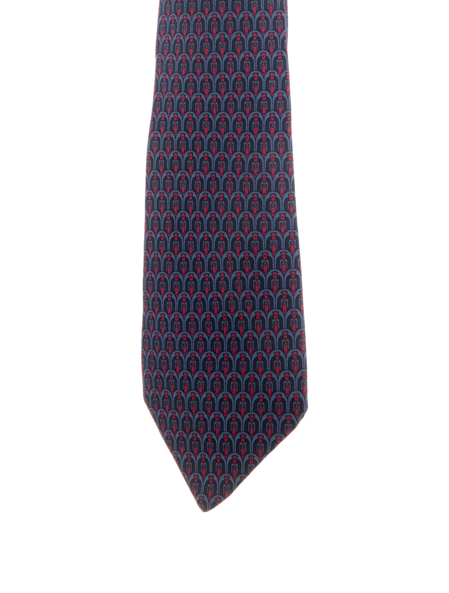 Hermès Silk Pattern Tie