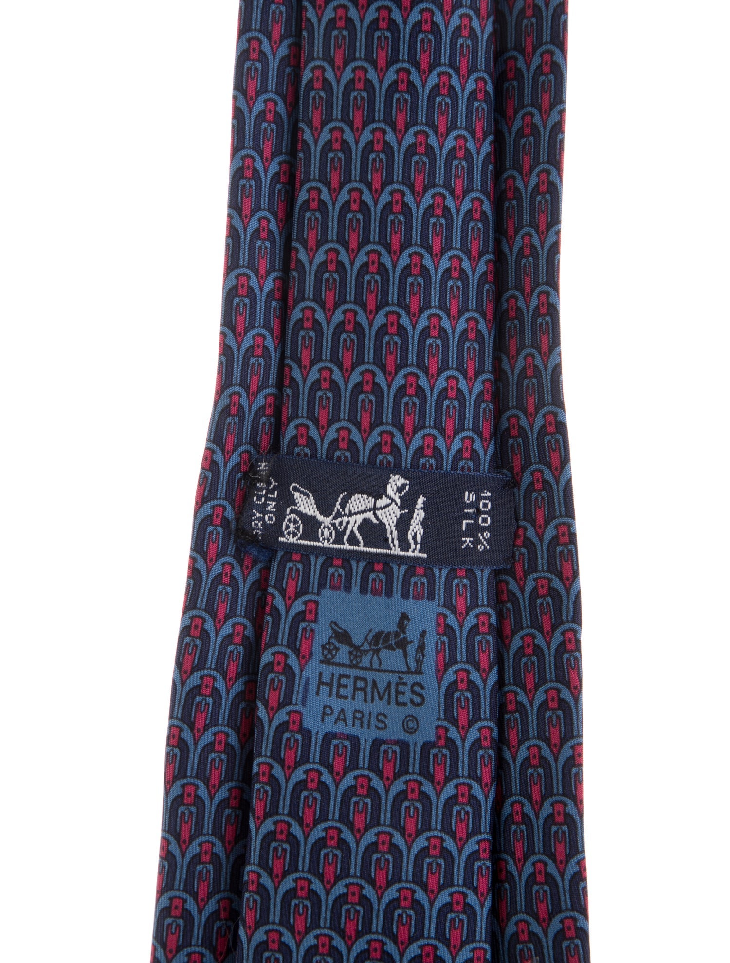 Hermès Silk Pattern Tie