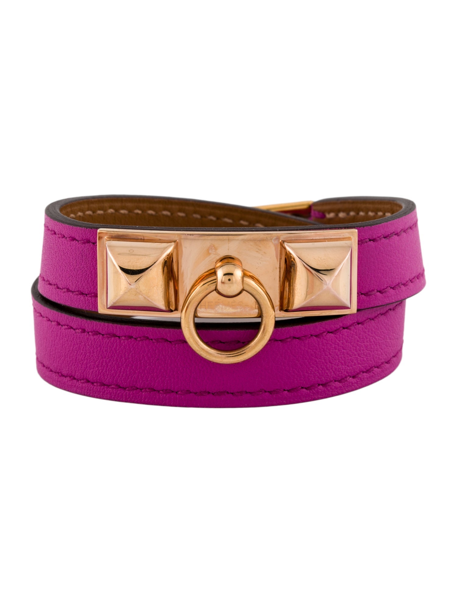 Hermès Rivale Double Tour Wrap Bracelet