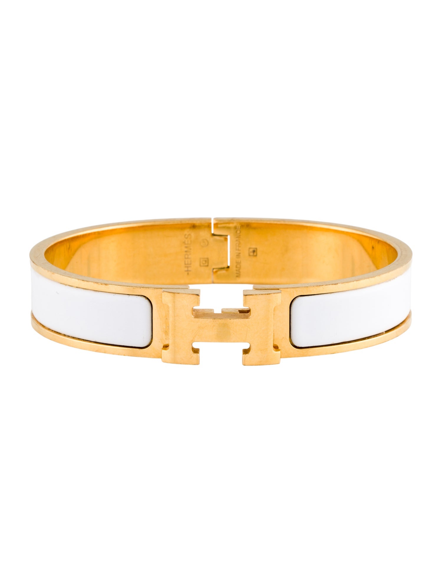 Hermès Enamel Clic H Bracelet