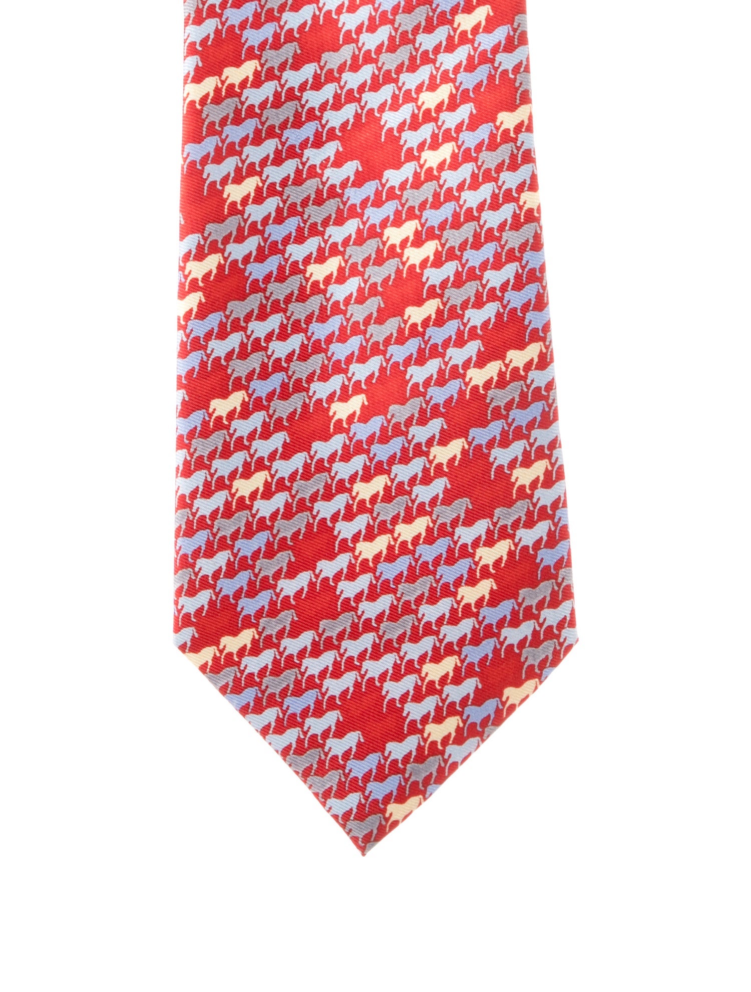 Hermès Silk Patterned Tie