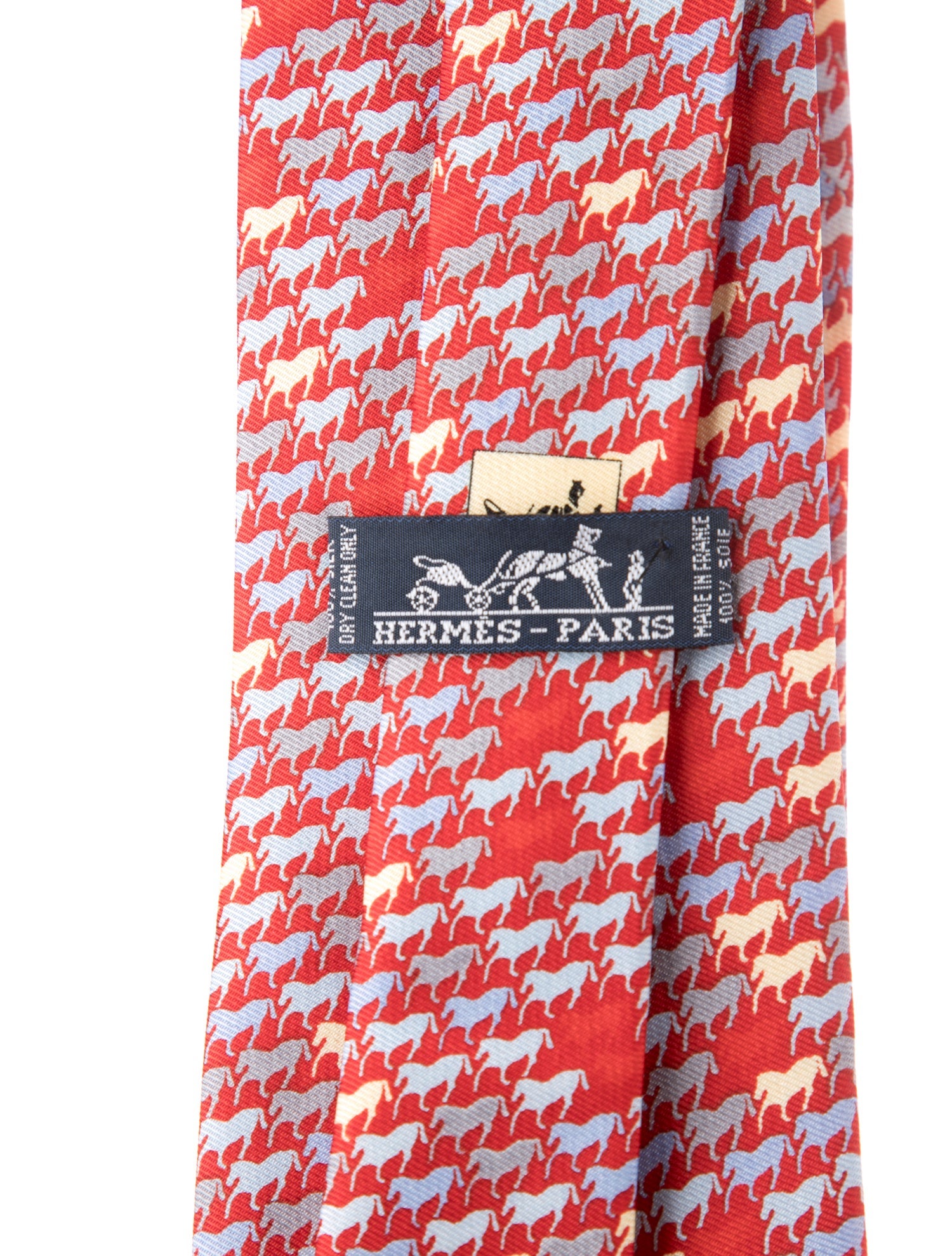 Hermès Silk Patterned Tie