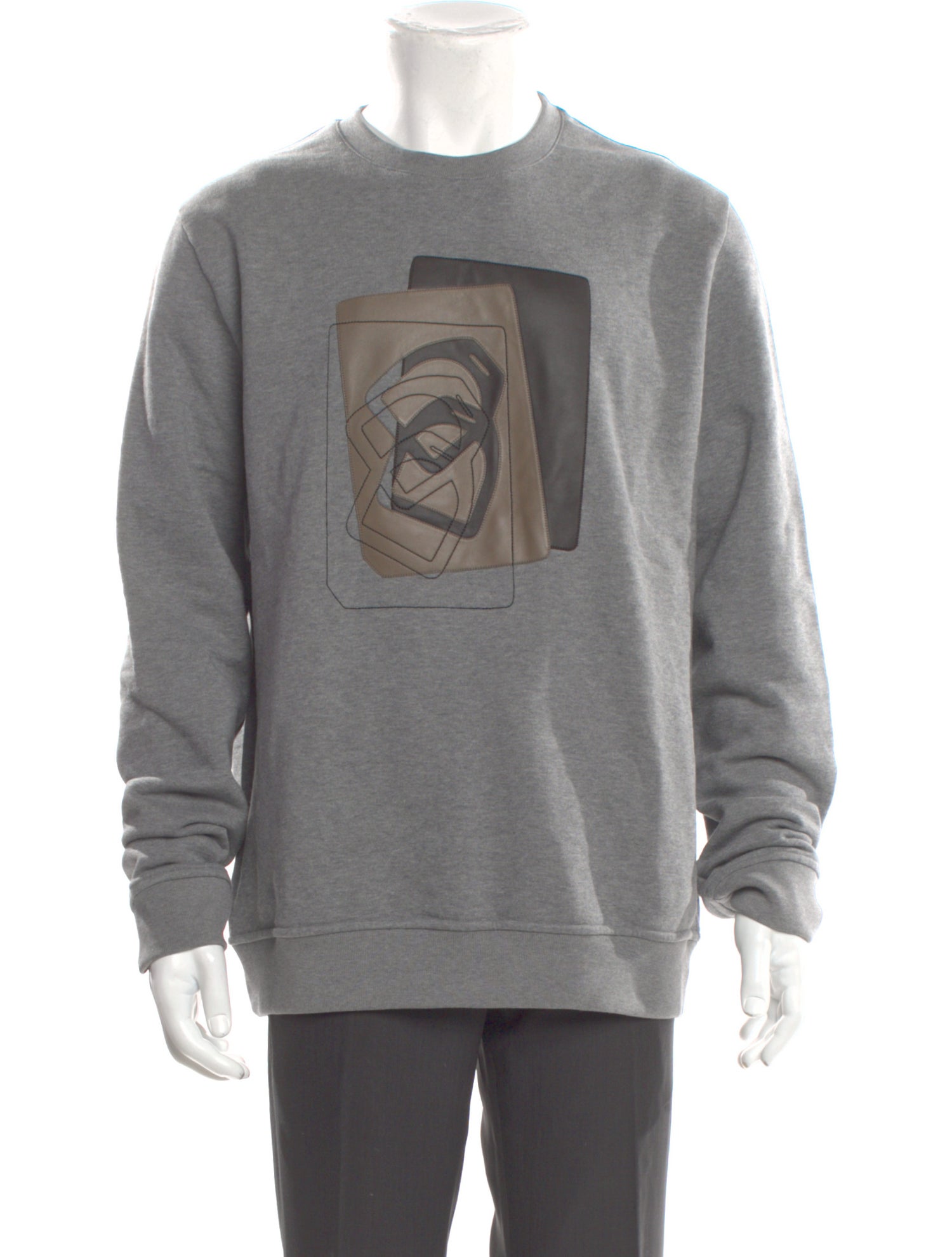 Hermès Graphic Print Crew Neck Pullover w/ Tags