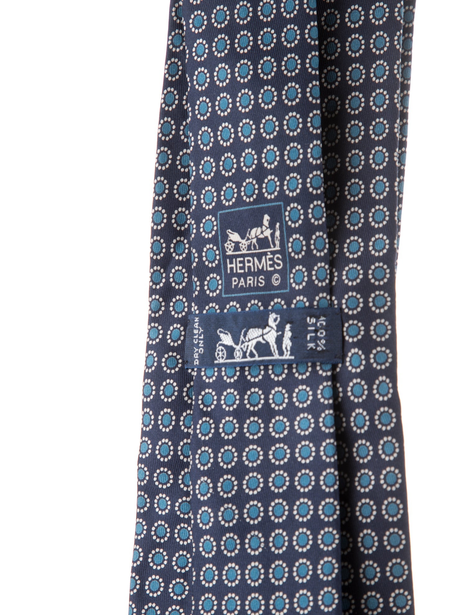 Hermès Silk Patterned Tie