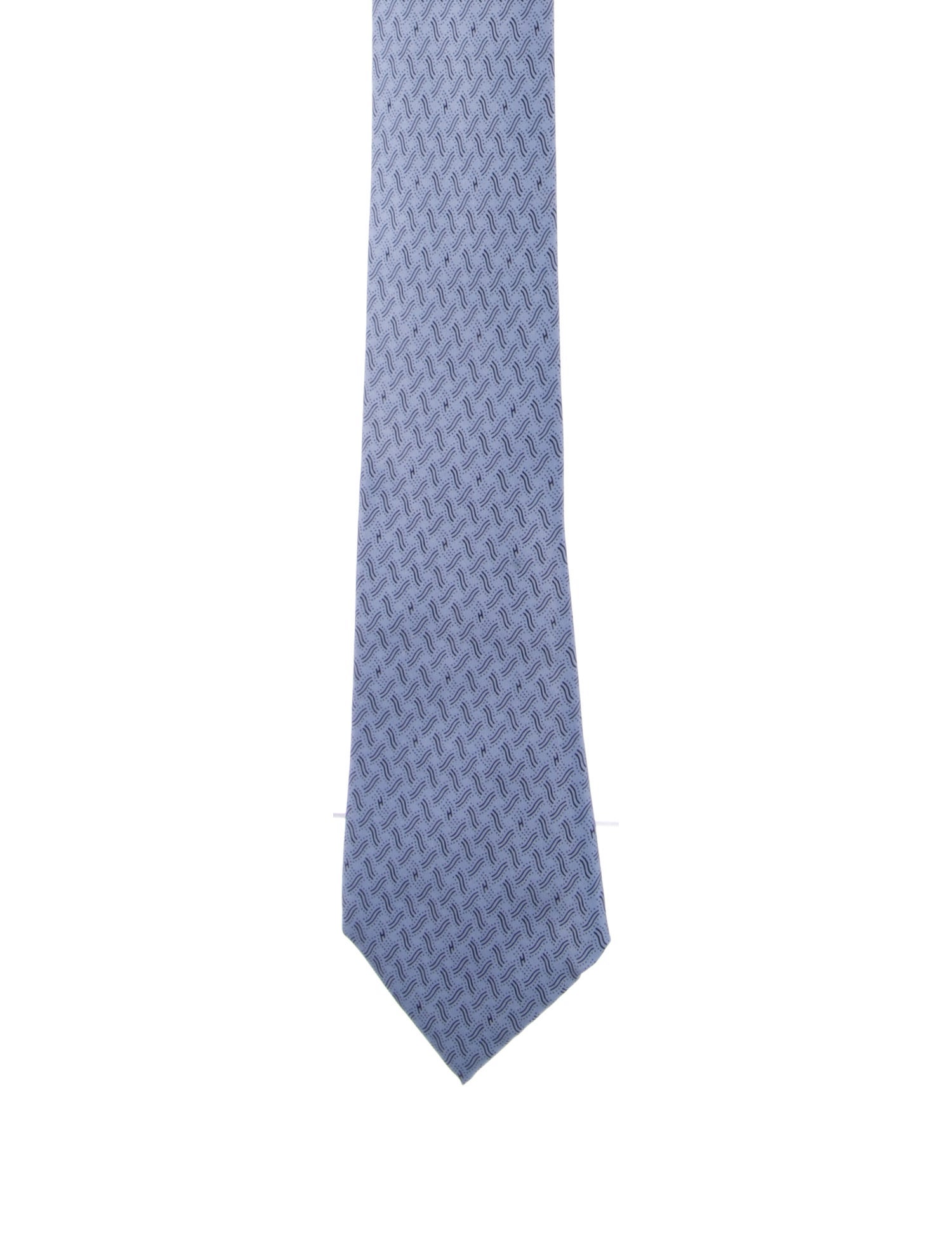 Hermès Patterned Silk Tie