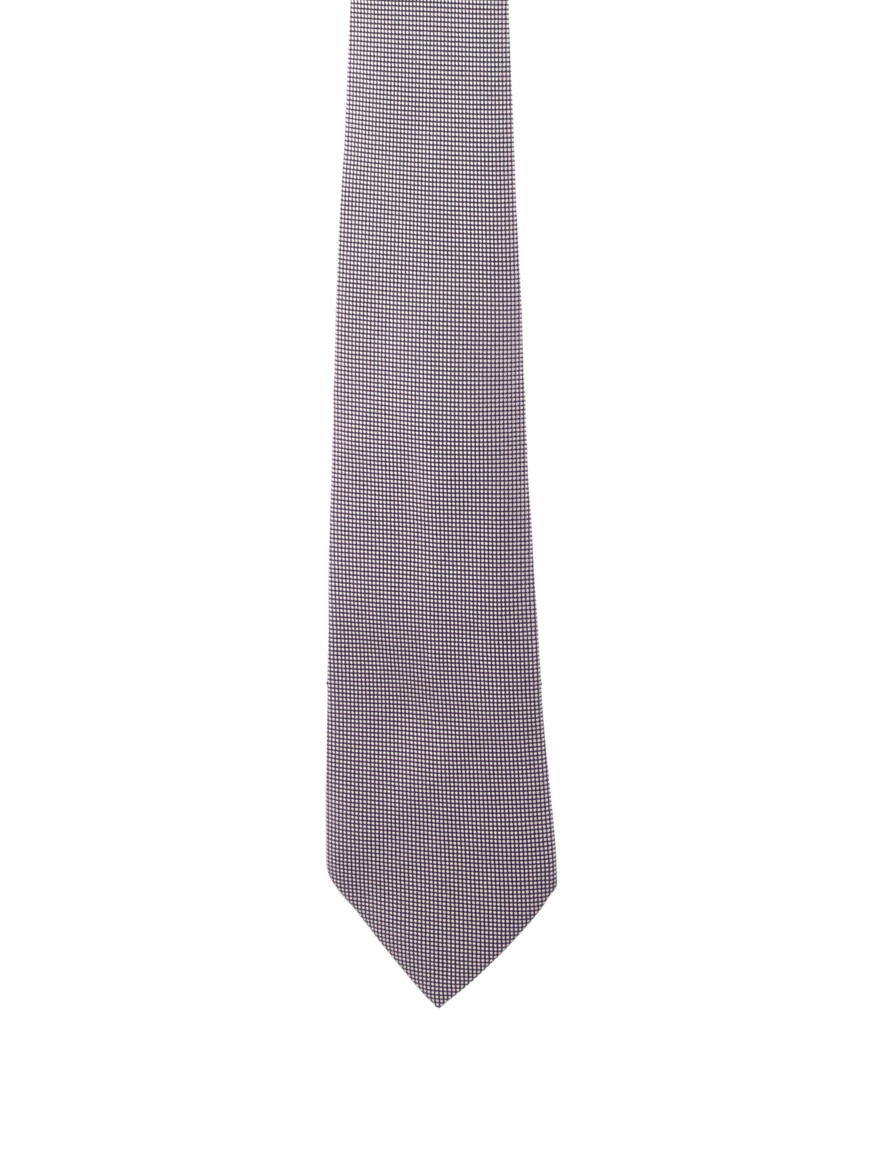Hermès pattern print tie