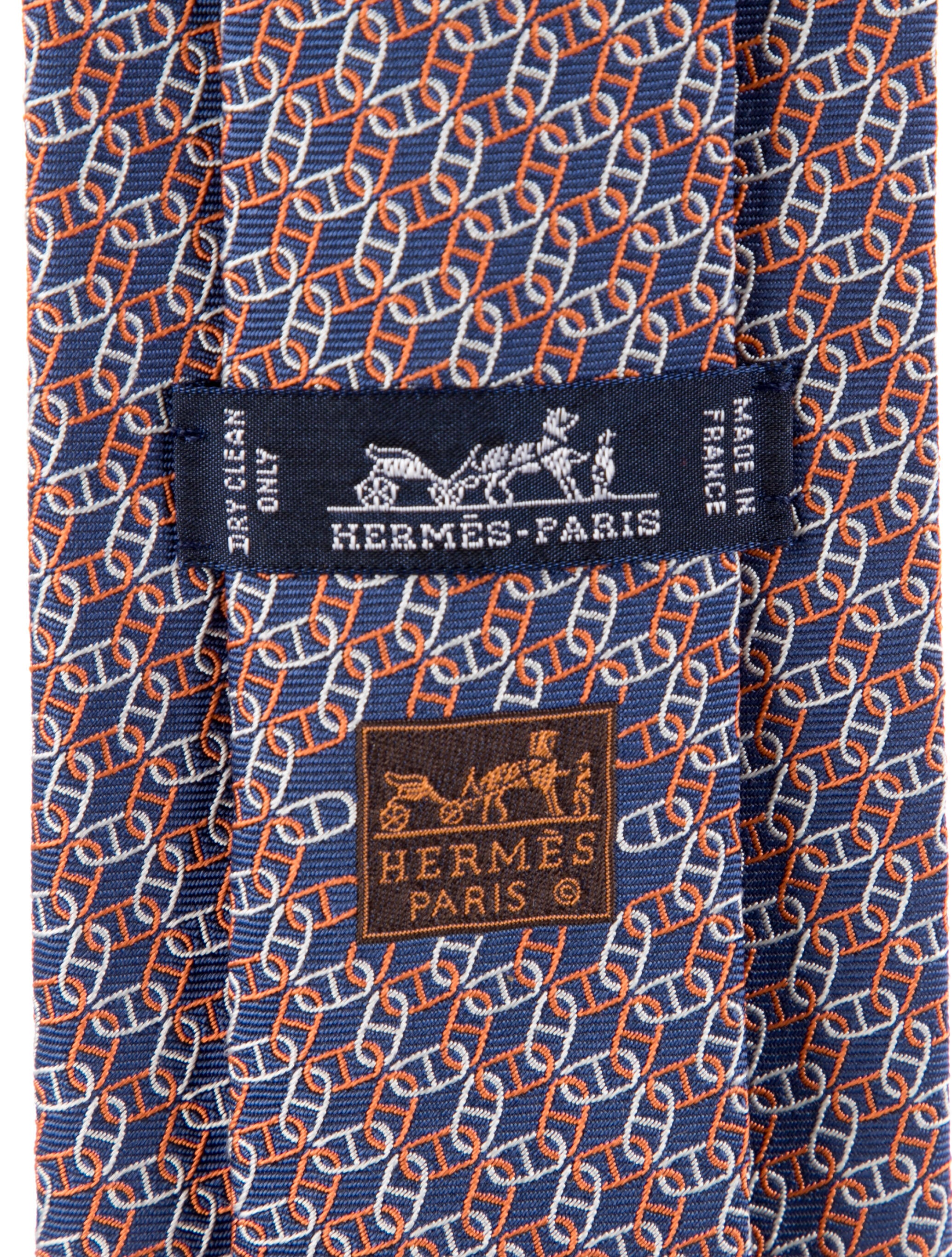 Hermès Silk Pattern Tie