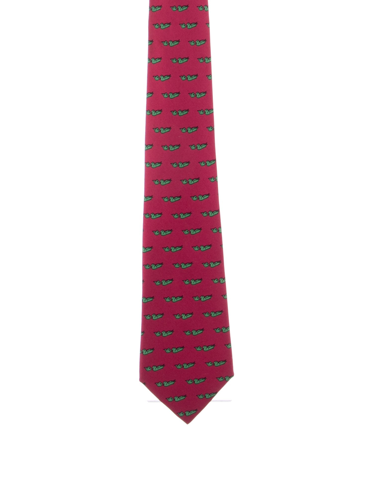 Hermès pattern print tie