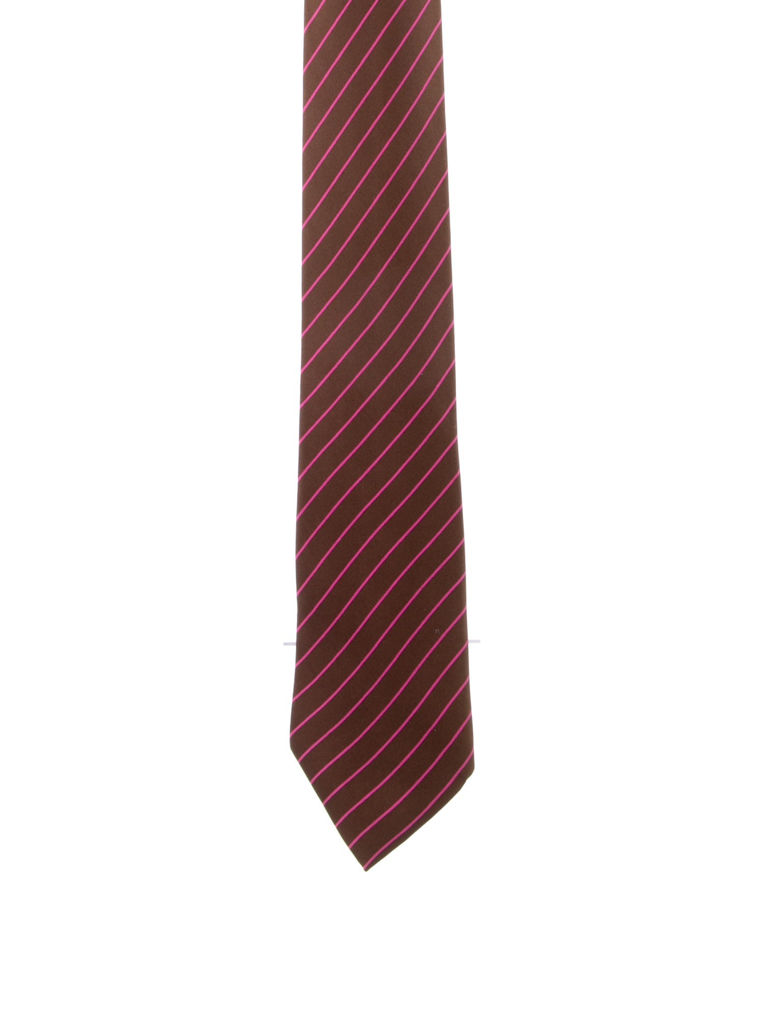 Hermès stripped pattern tie