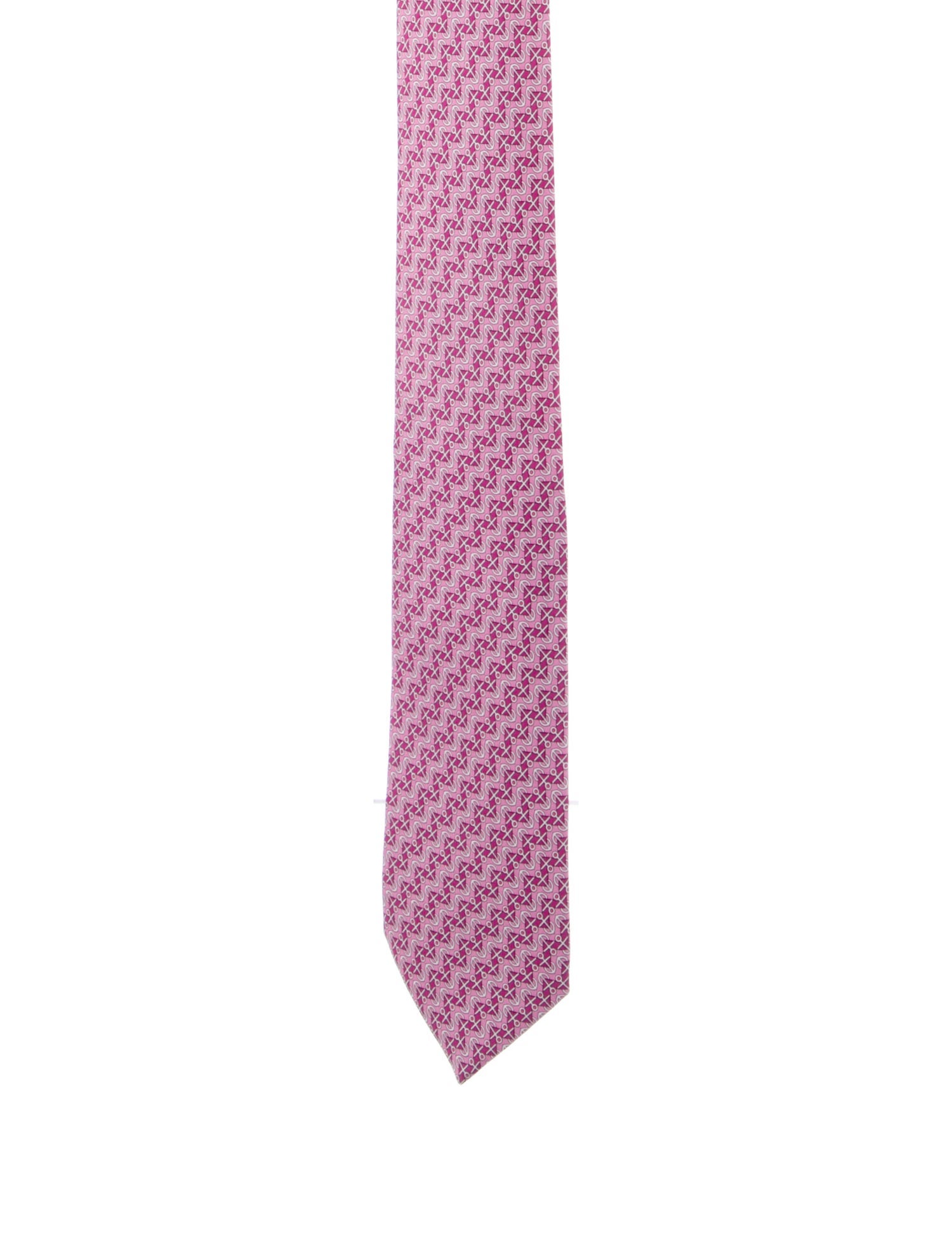 Hermès pattern print tie