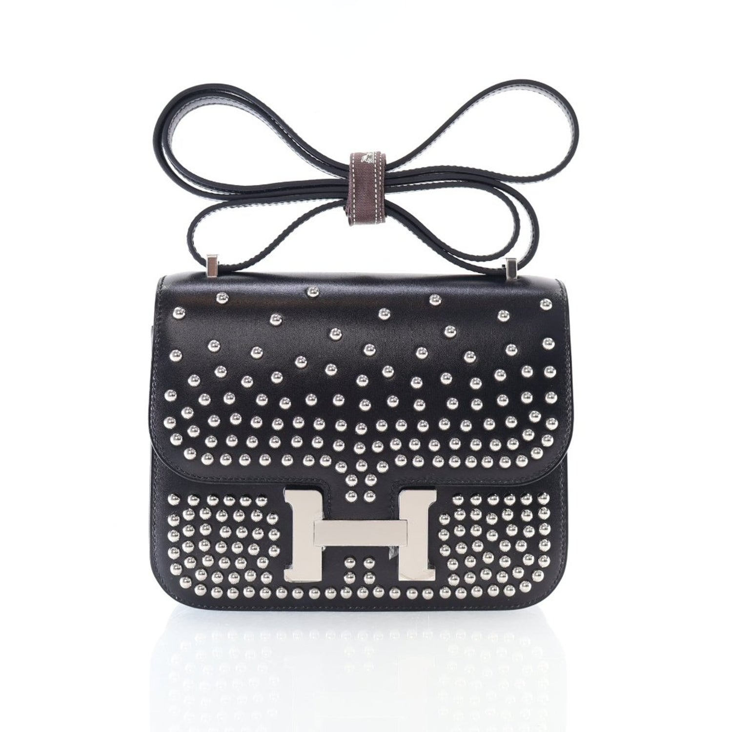 Hermès Box Leather Cloute Mini Constance 18 2024