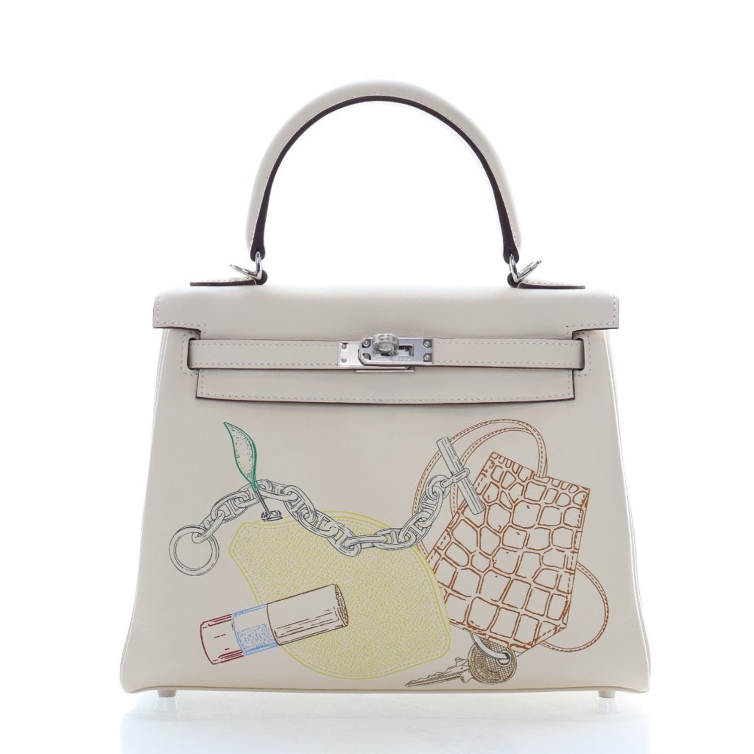 Hermès Swift Leather In and Out Kelly Retourne 25