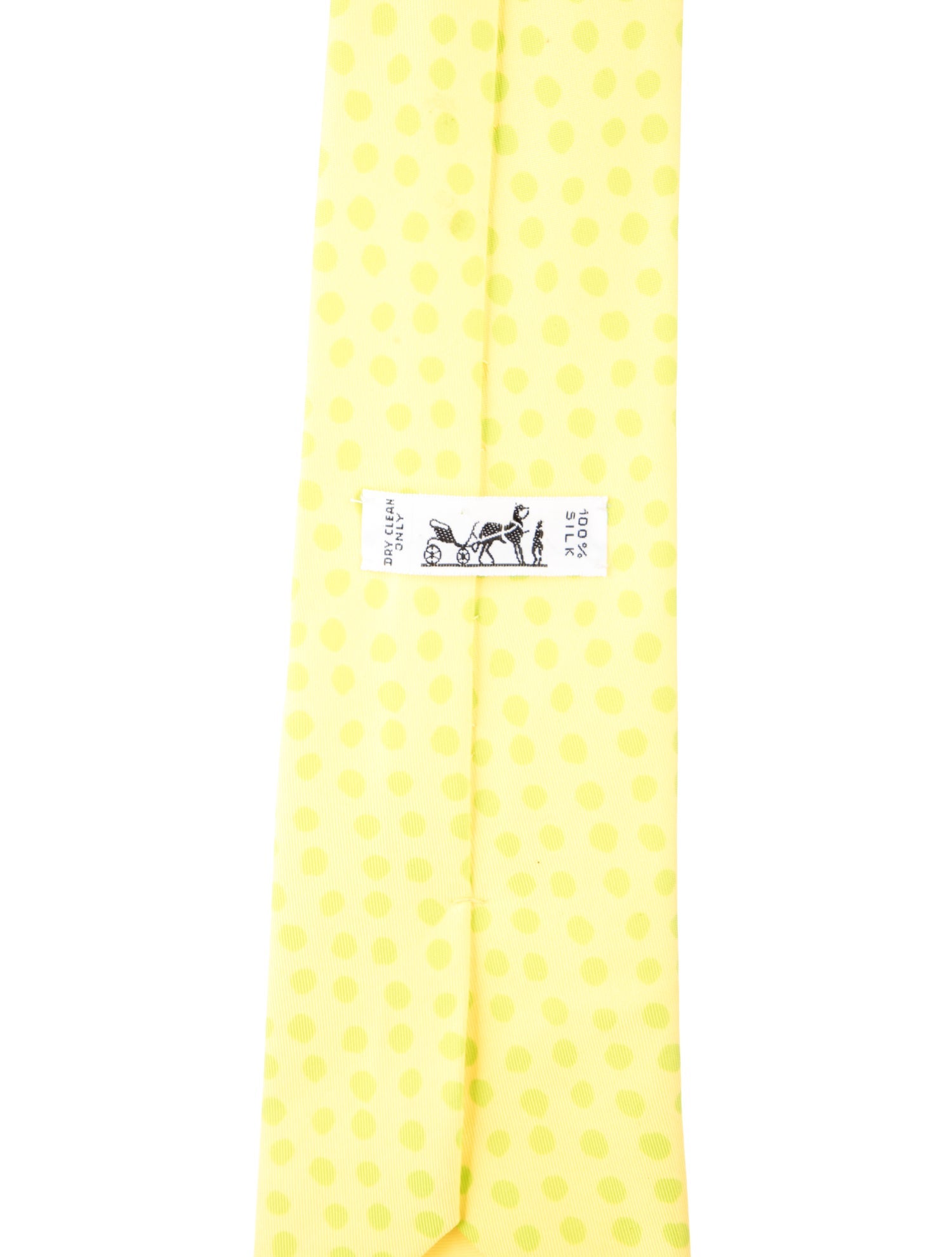 Hermès Hermès Polka Dot Silk Neck Tie