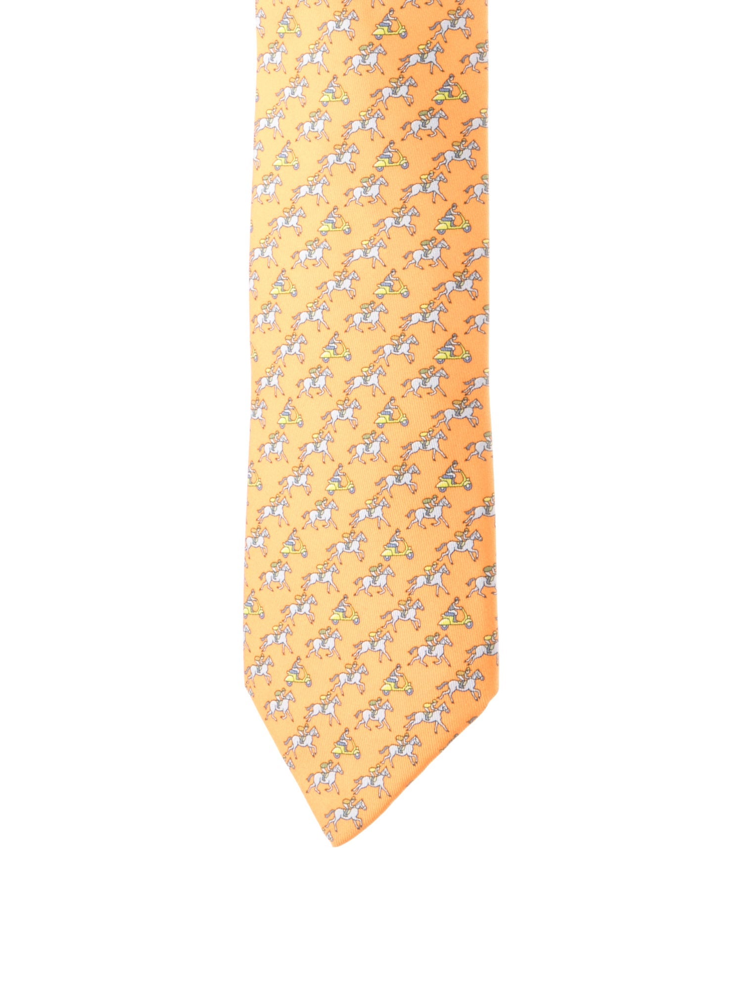 Hermès Silk Patterned Tie