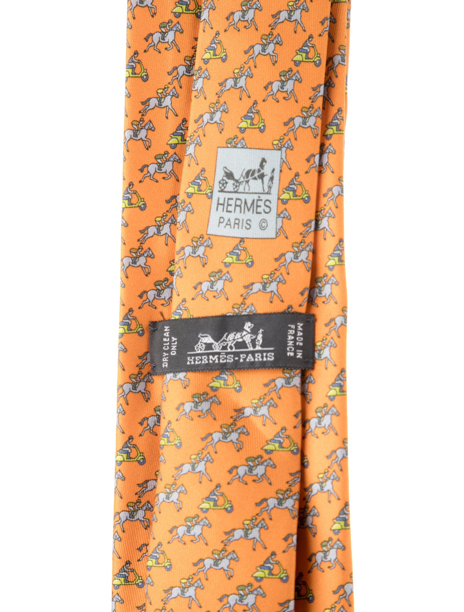 Hermès Silk Patterned Tie