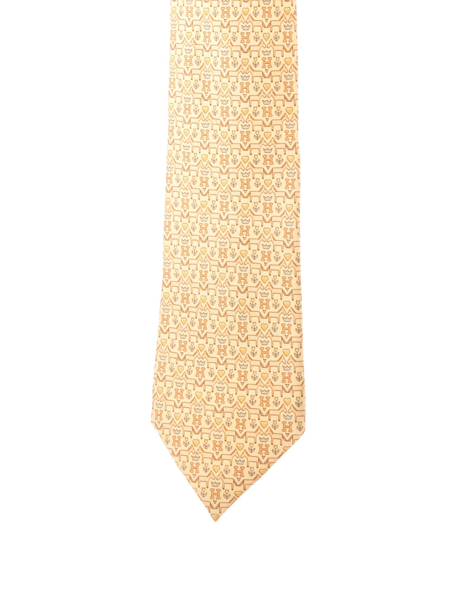 Hermès Silk Patterned Tie