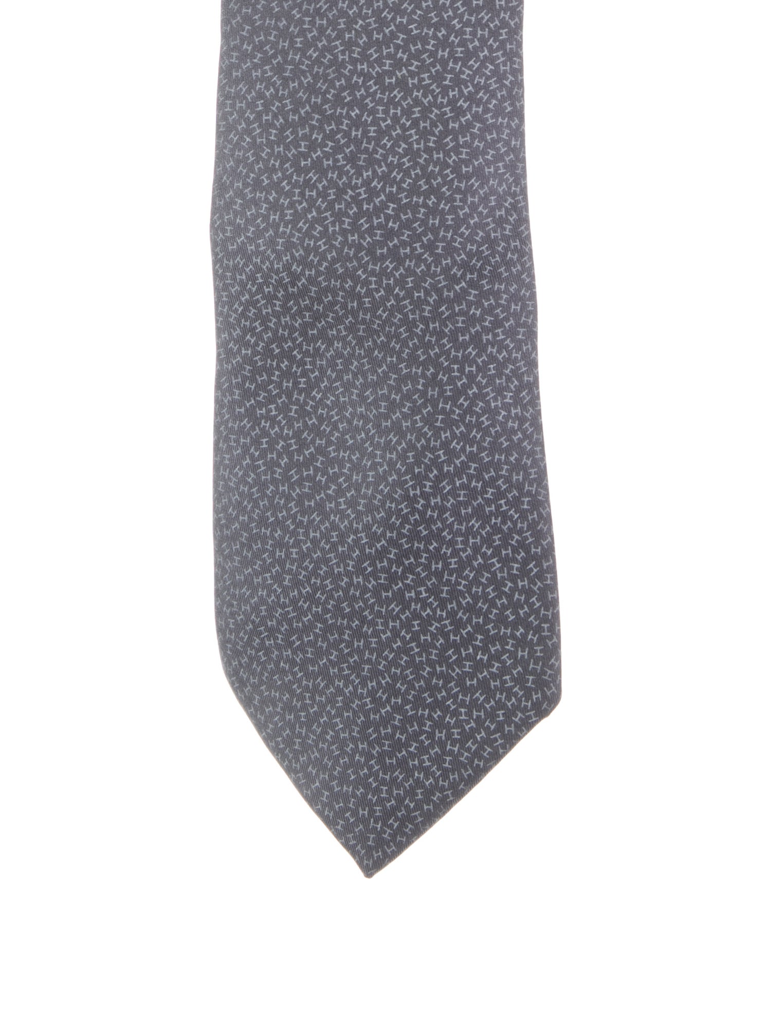 Hermès Patterned Silk Tie