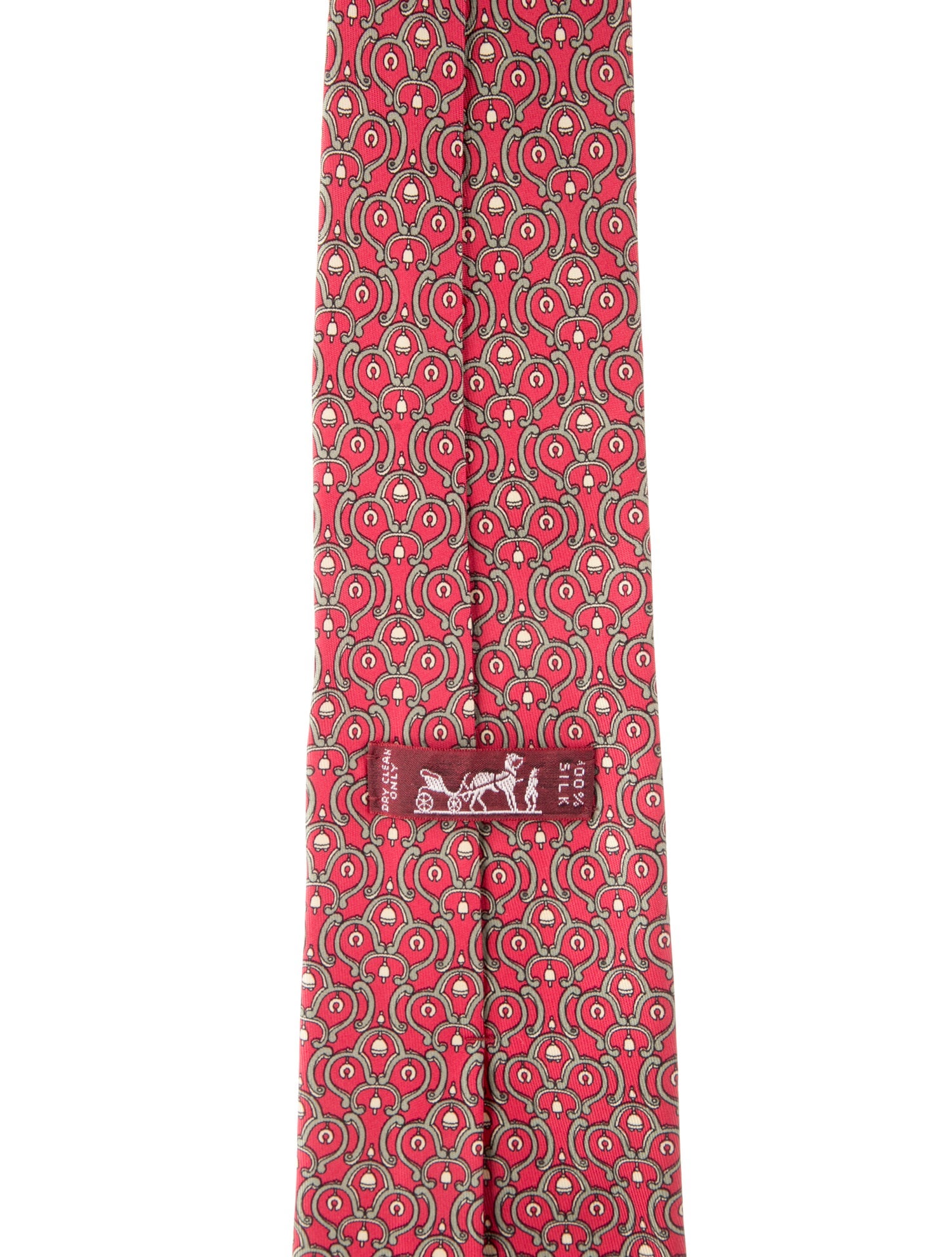 Hermès Silk Patterned Tie