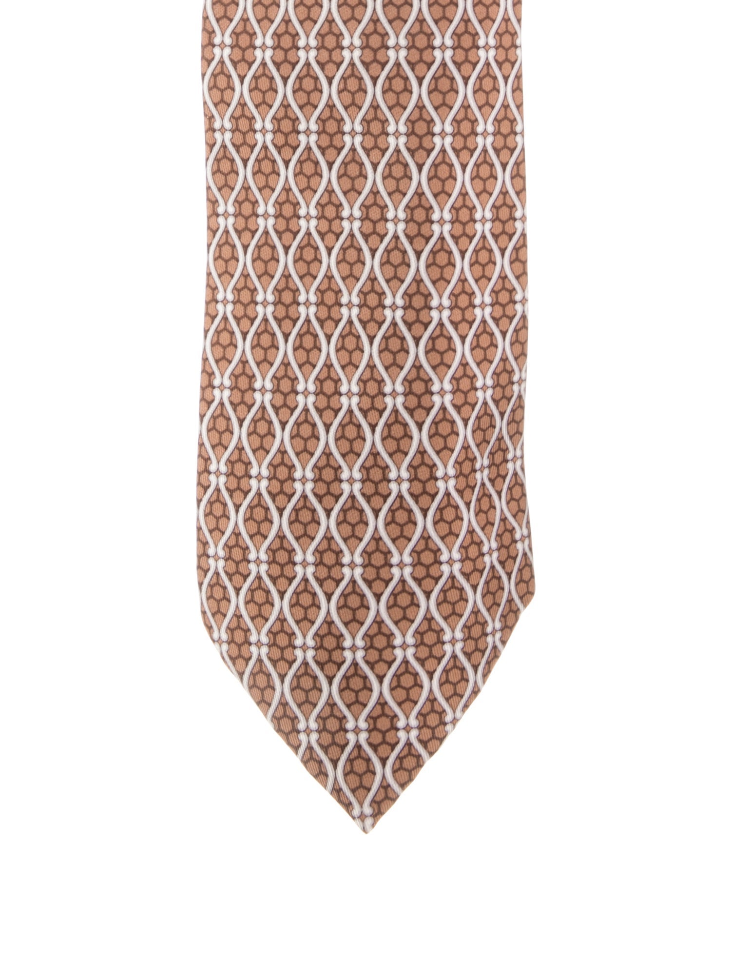Hermès Silk Patterned Tie