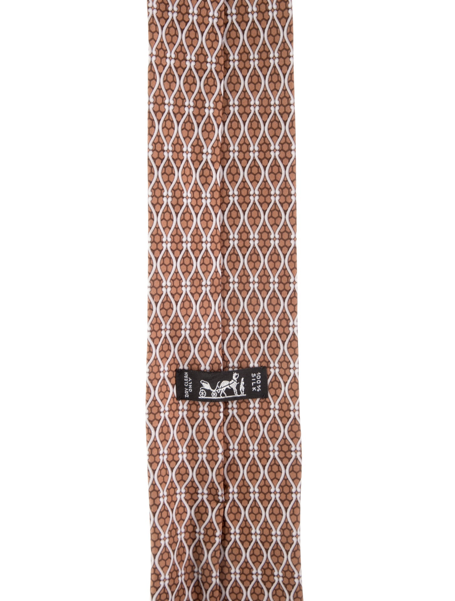Hermès Silk Patterned Tie