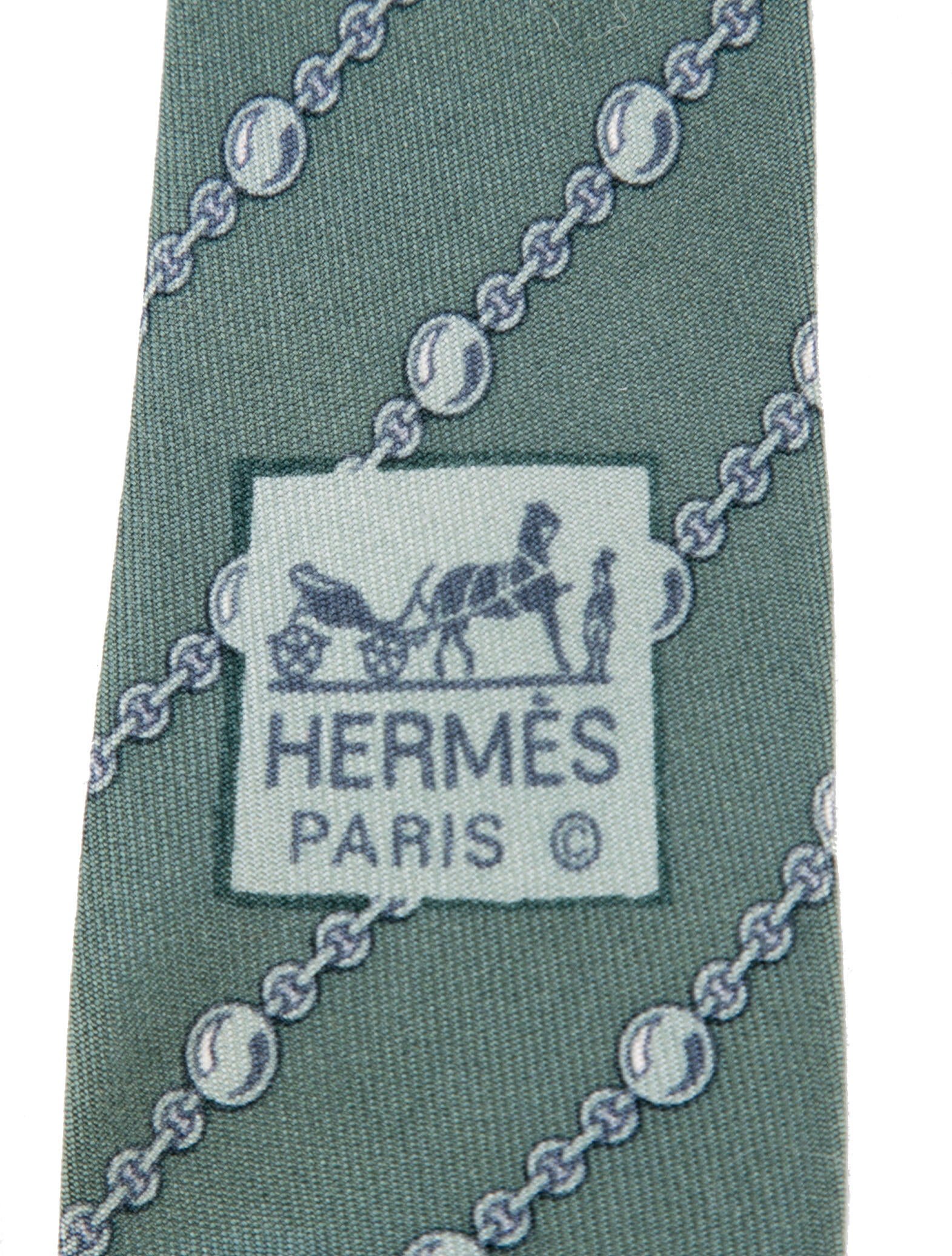 Hermès Silk Patterned Tie
