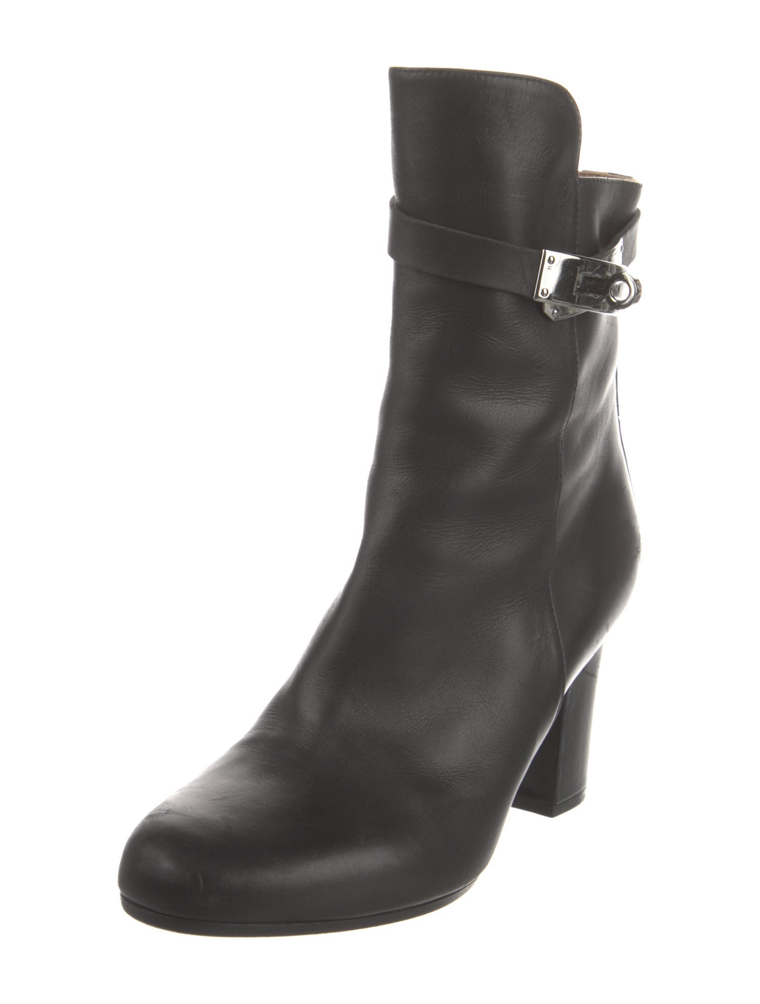 Hermès Joueuse Leather Boots