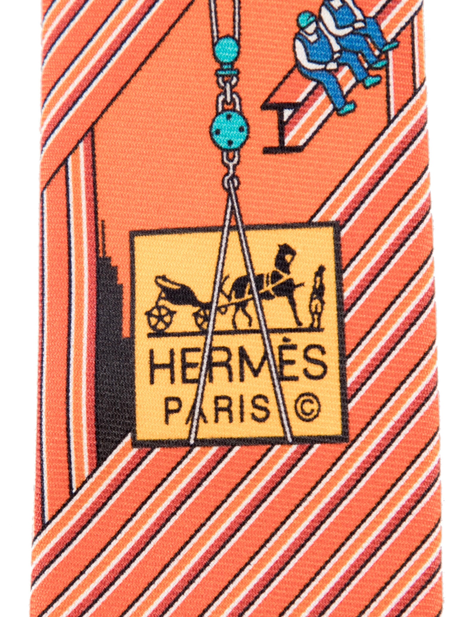 Hermès Silk Striped Tie