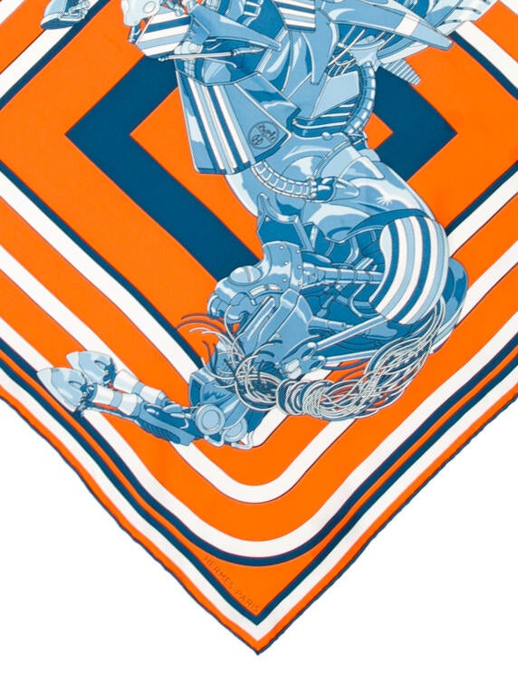 Hermès Robocabar Silk Scarf
