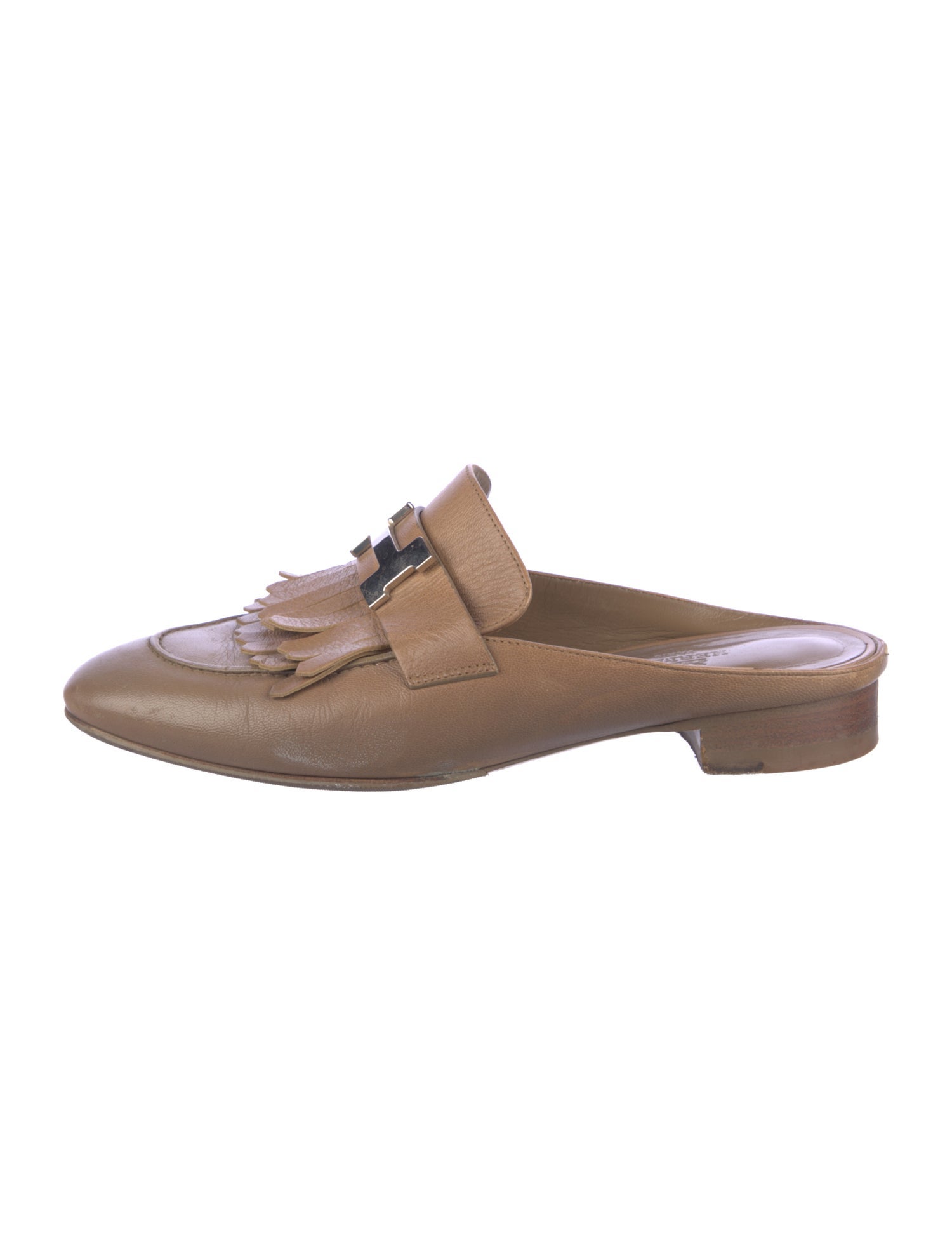 Hermès Rivoli H Logo Mules