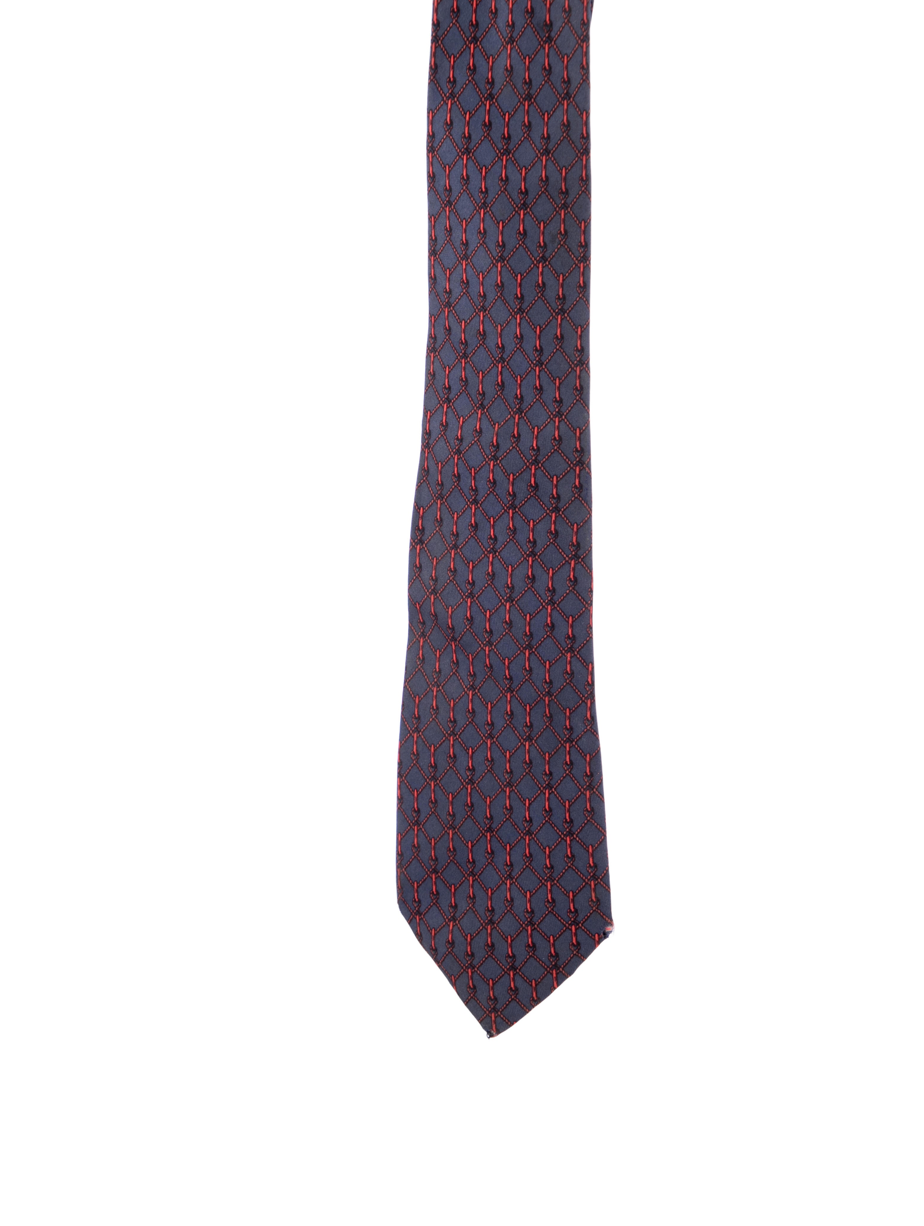 Hermès Silk Patterned Tie