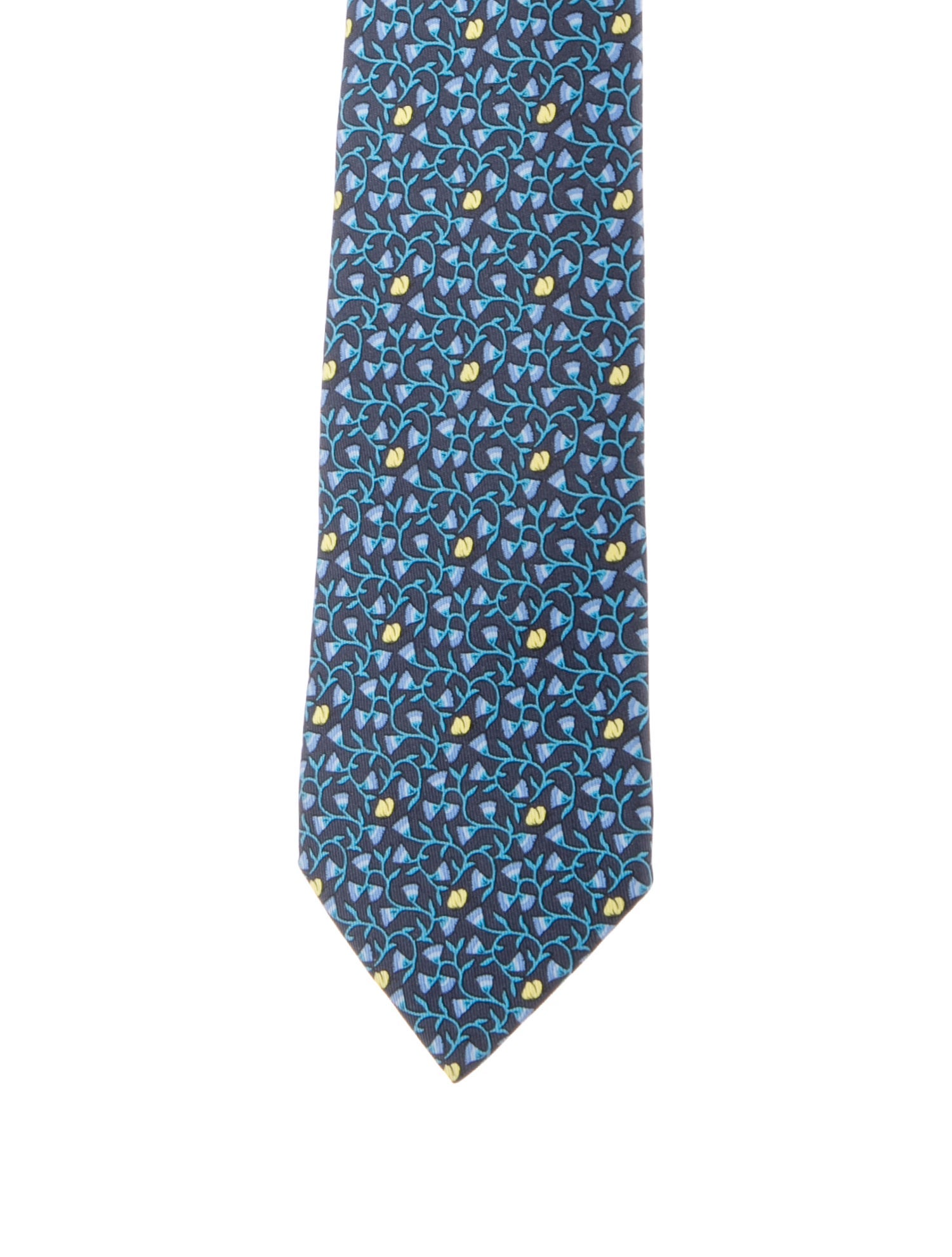 Hermès Silk Pattern Tie