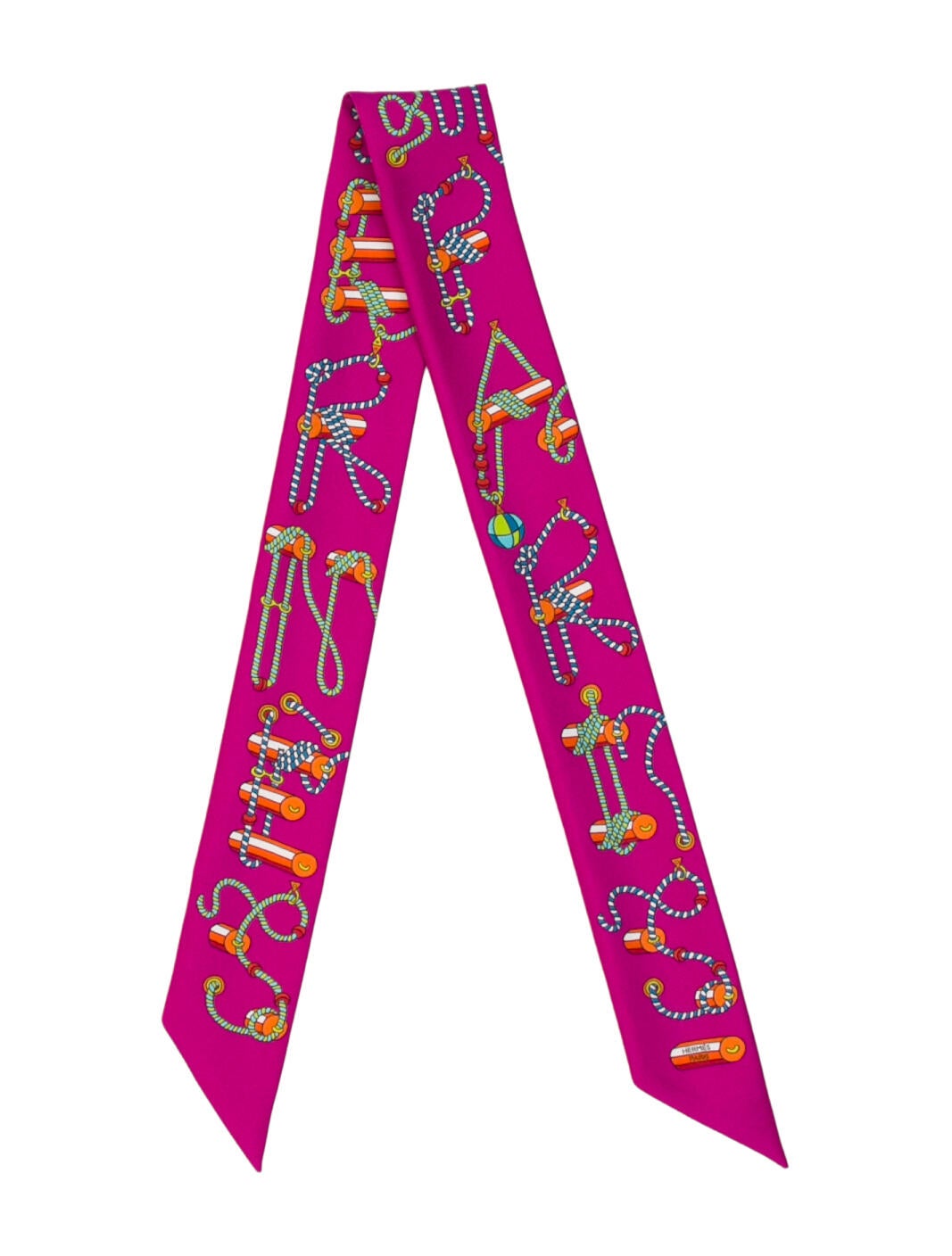 Hermès Cordages Silk Twilly Scarf