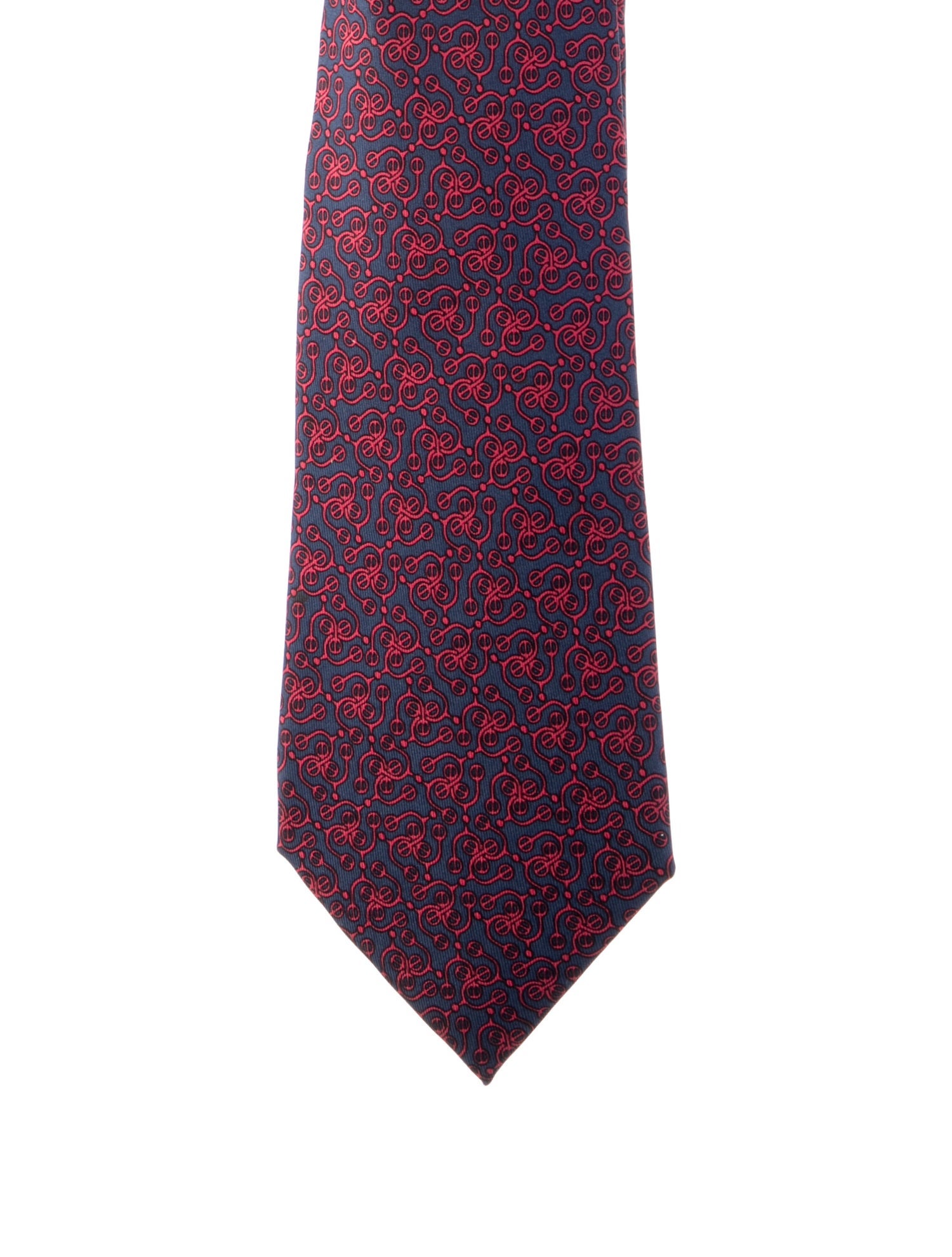 Hermès Pattern Print Tie