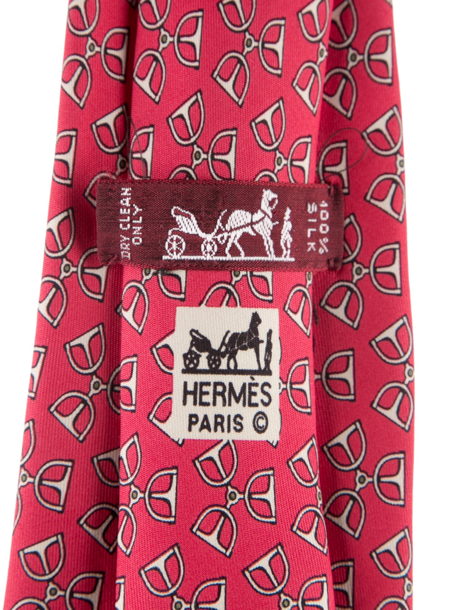 Hermès Pattern Print Tie