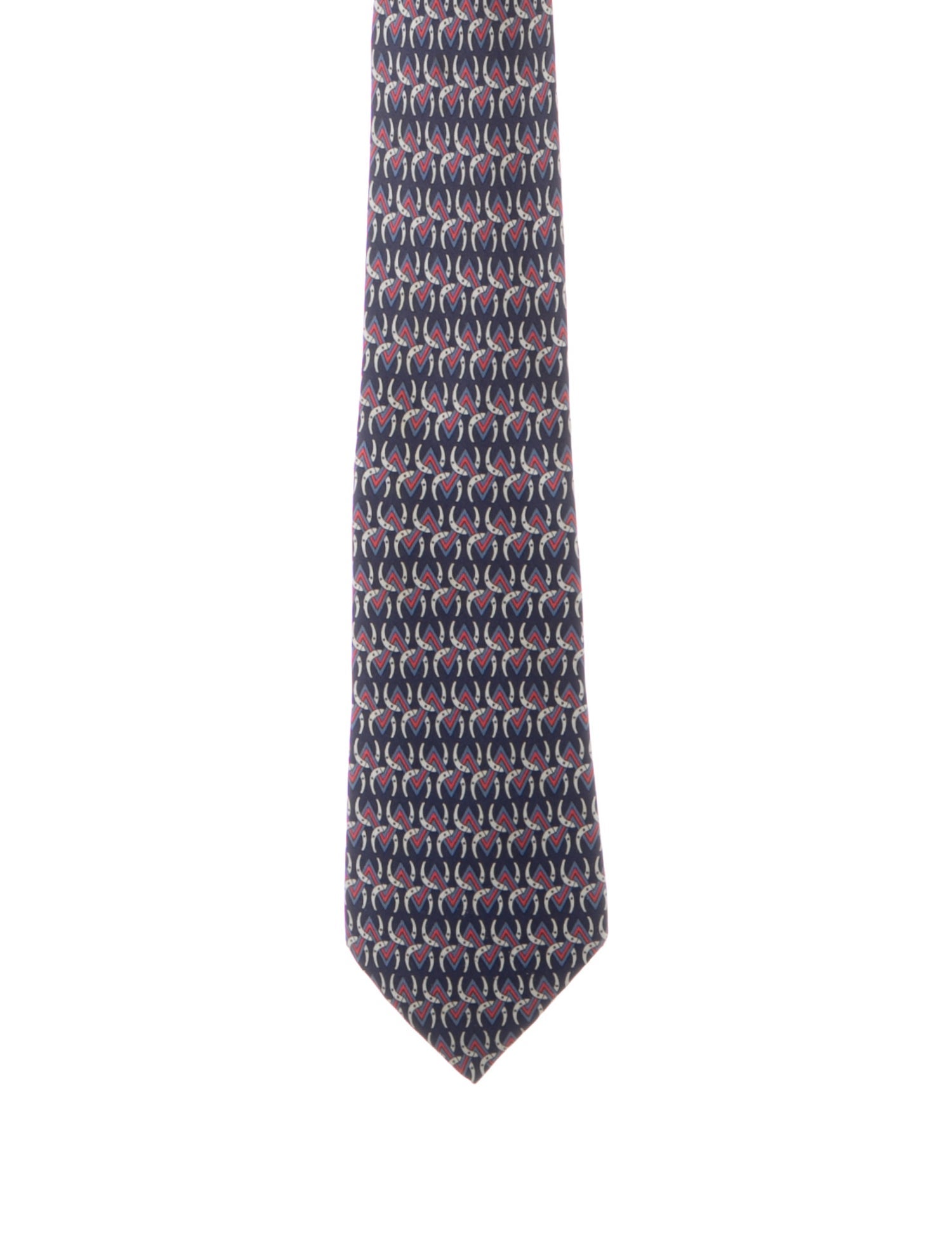 Hermès Pattern Print Tie