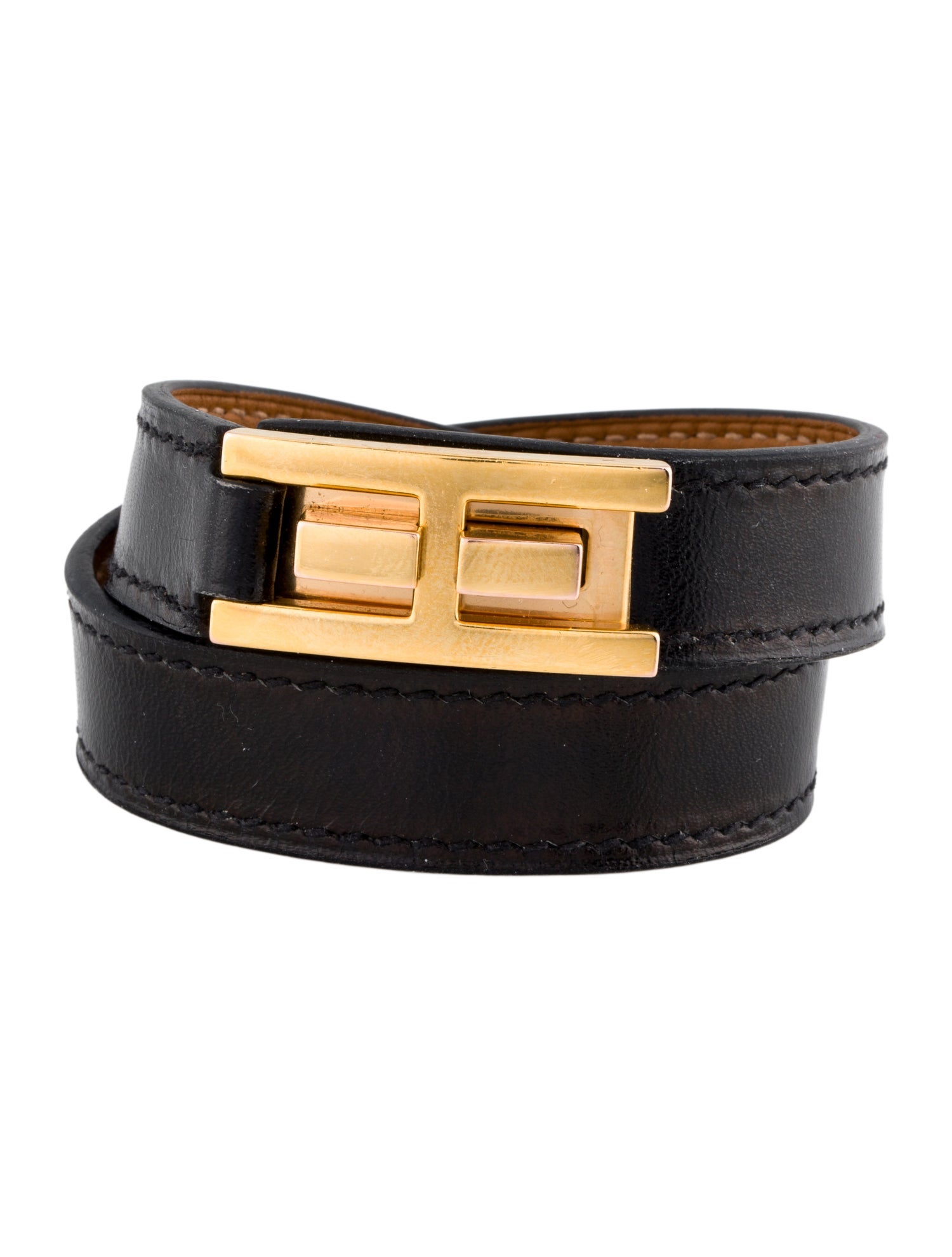 Hermès Drag Double Wrap Bracelet