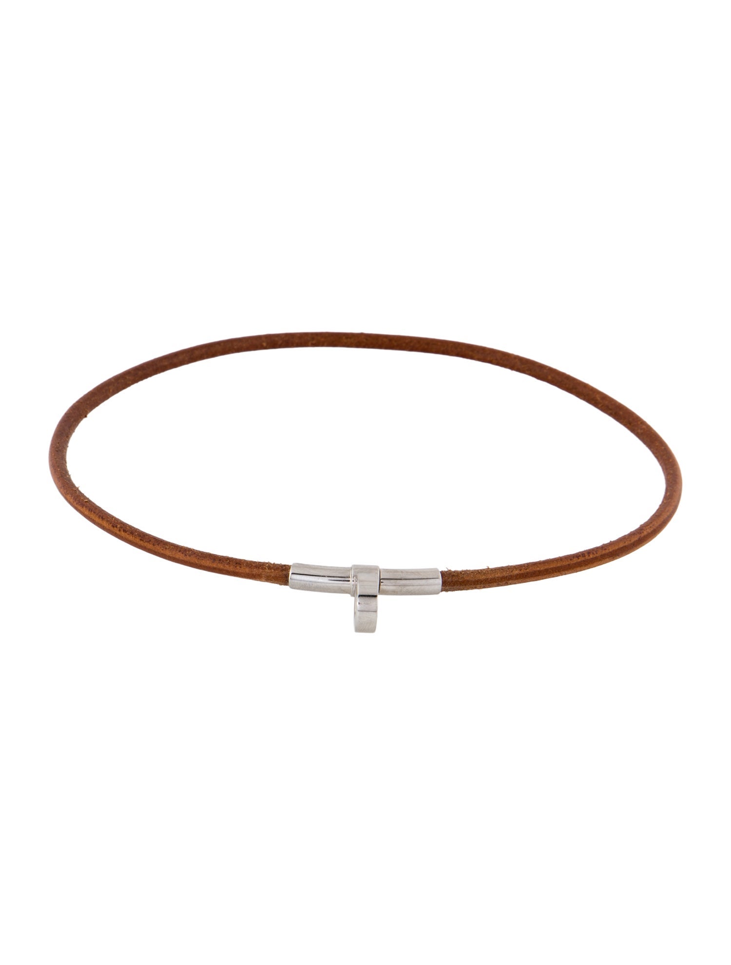 Hermès Leather Collar Necklace