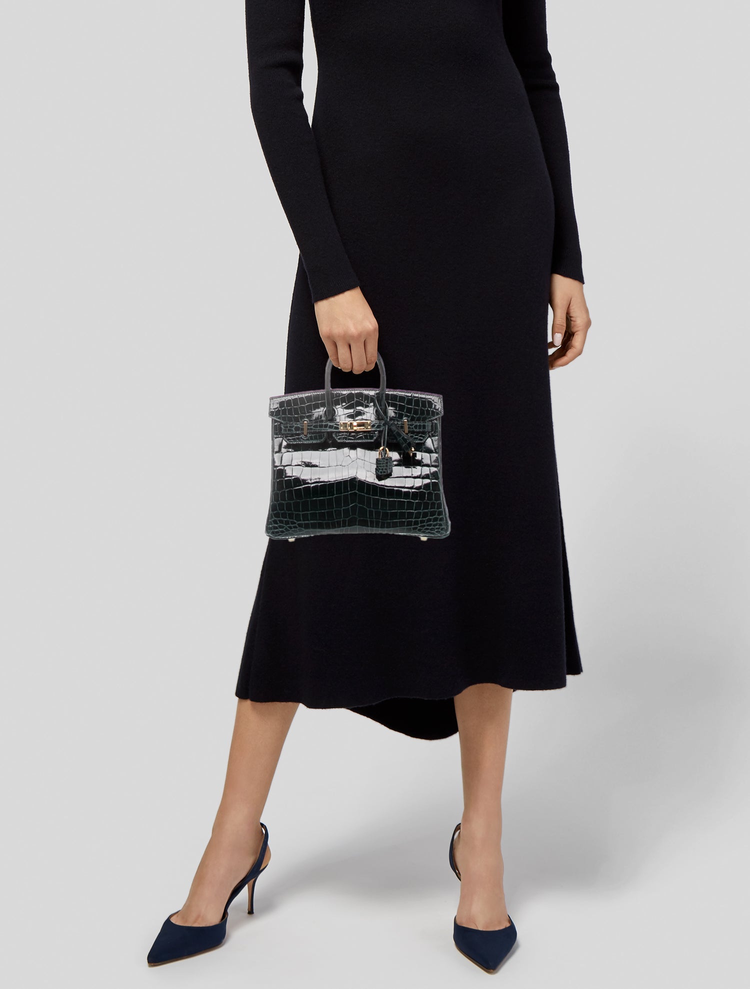 Hermès 2023 Shiny Niloticus Crocodile Birkin 25