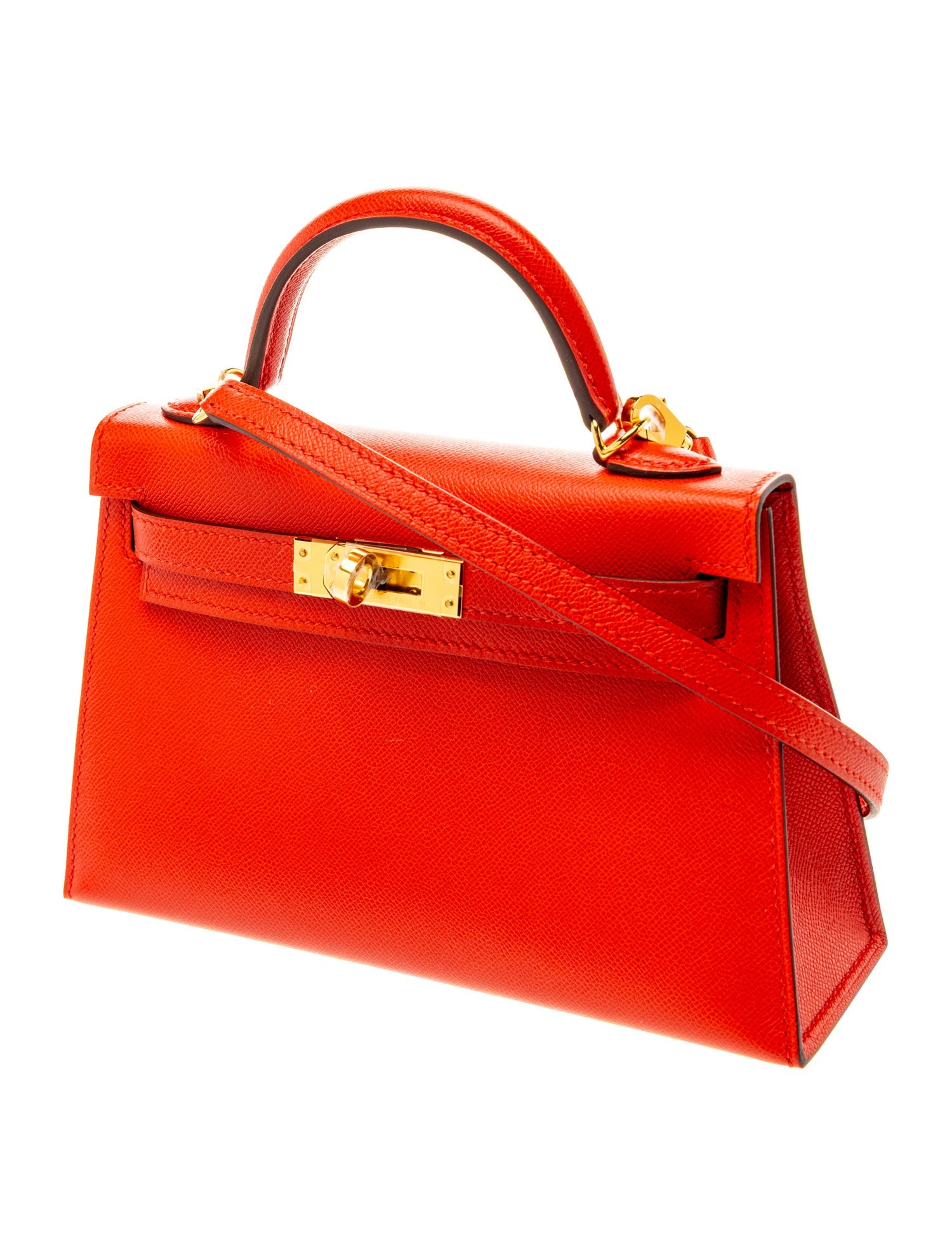 Hermès Madame Mini Kelly Sellier II 20 - Red Handle Bags, Handbags