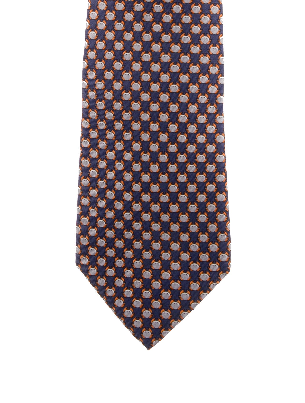 Hermès Silk Pattern Tie