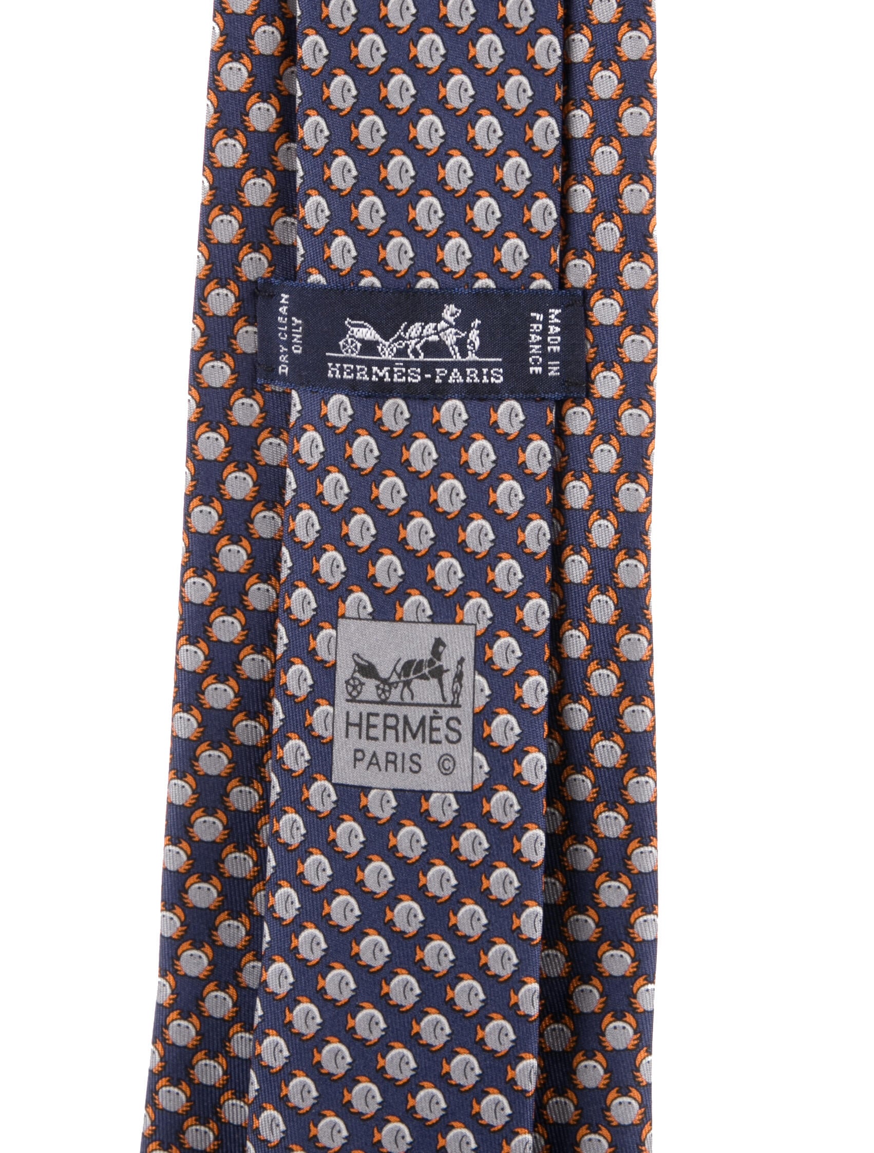 Hermès Silk Pattern Tie