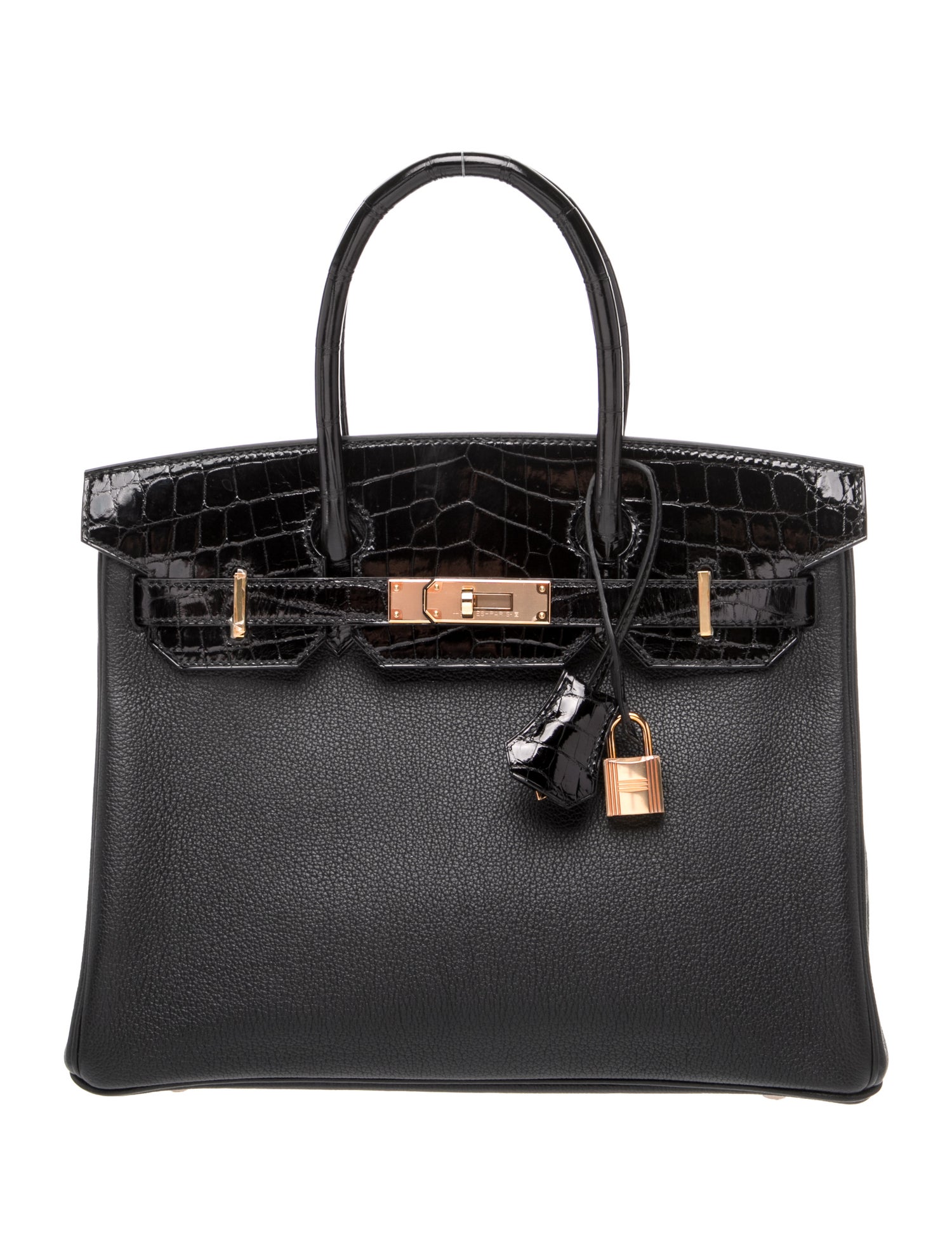 Hermès Novillo & Shiny Niloticus Crocodile Birkin Touch 30