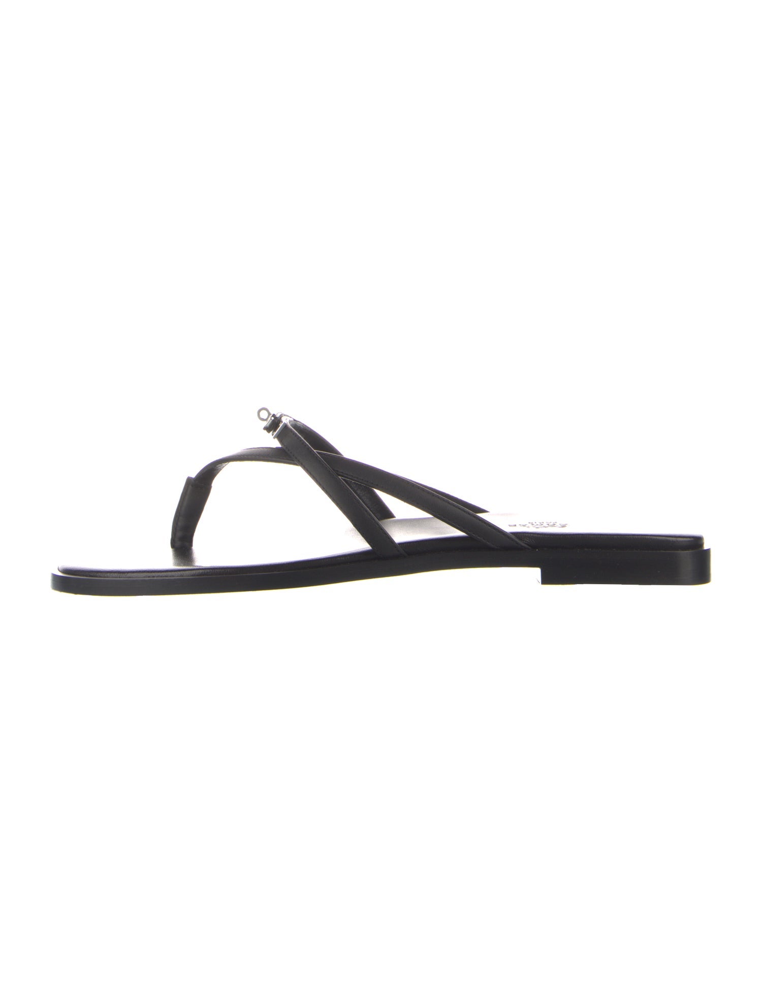 Hermès Miss Leather Flip Flops