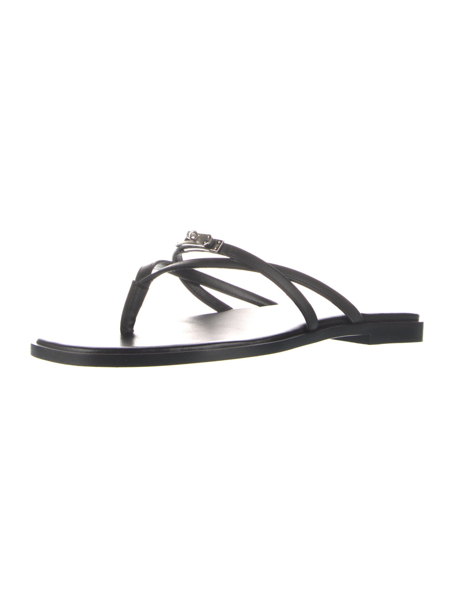 Hermès Miss Leather Flip Flops