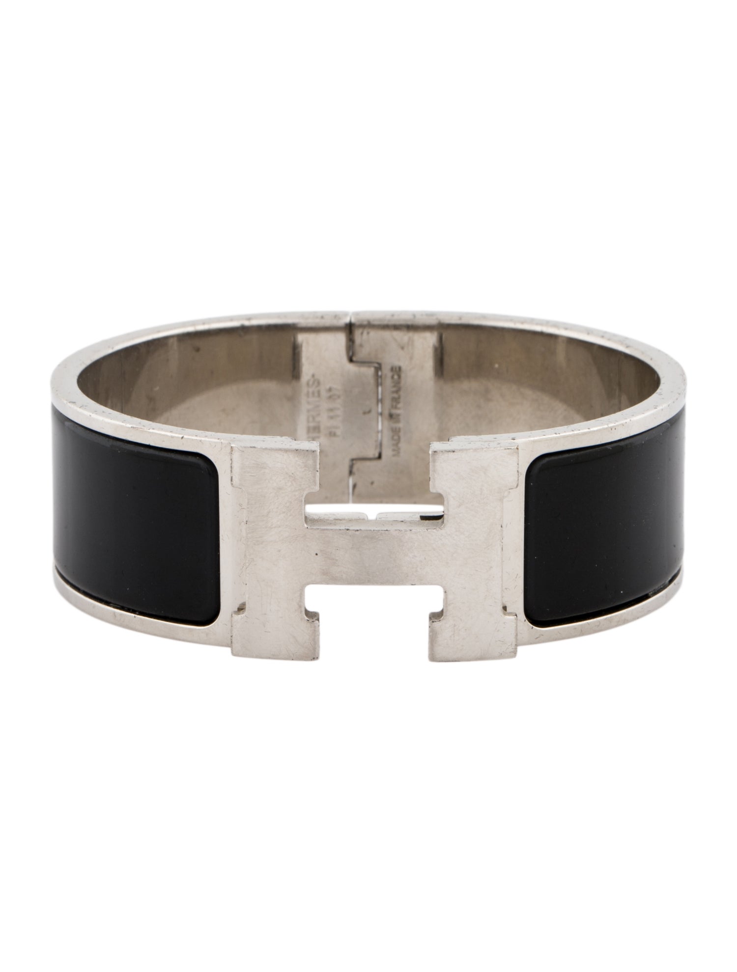Hermès Clic Clac H Enamel Bangle Bracelet