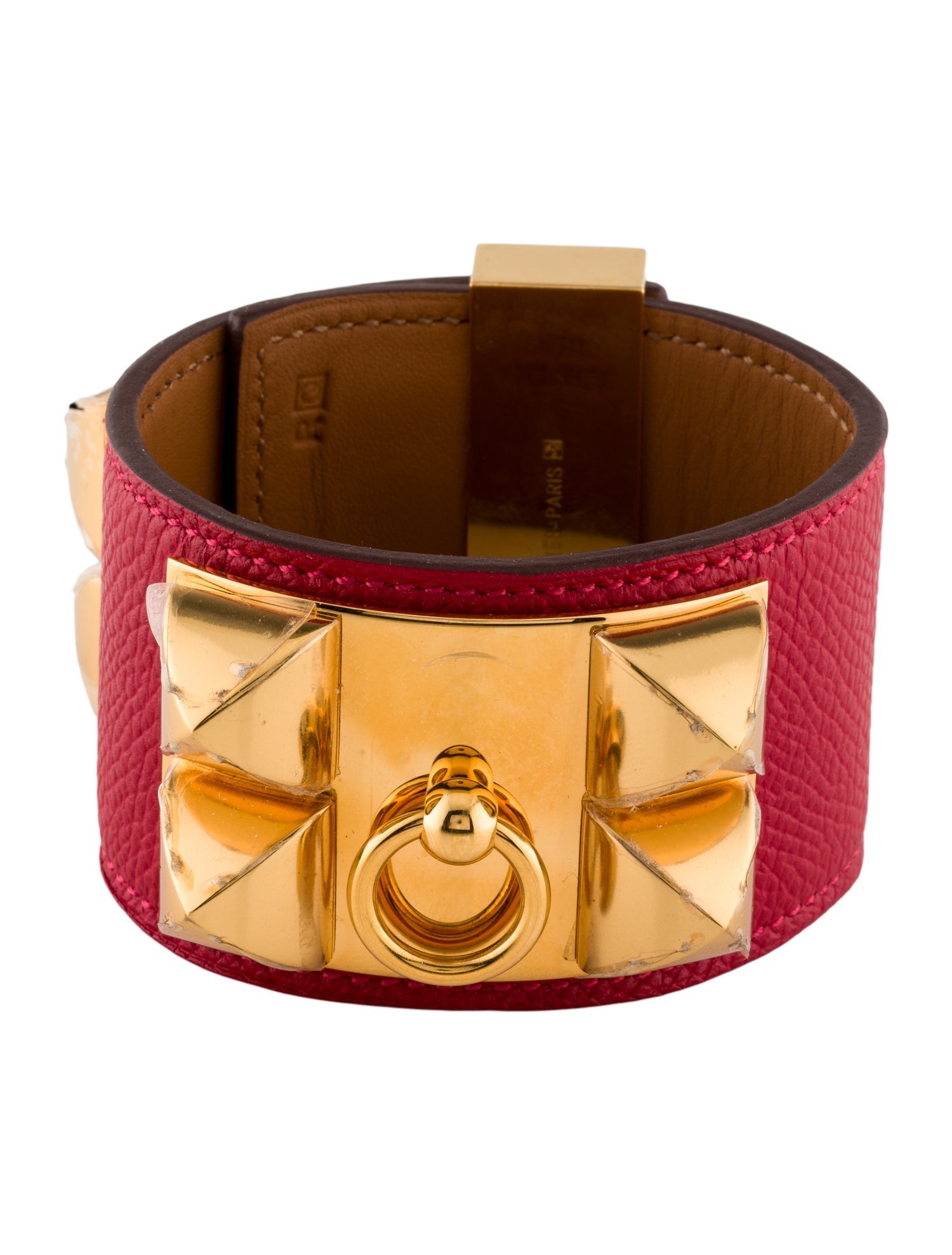 Hermès Leather Collier de Chien Wrap Bracelet